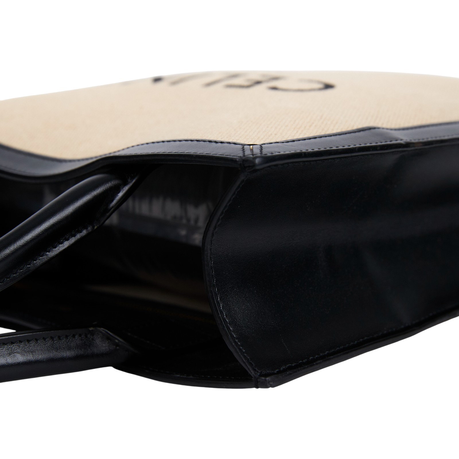 思琳 CELINE Cabas 手提包 斜背包 背心包 托特包 192082DL4 黑邊帆布CABAS 防塵袋