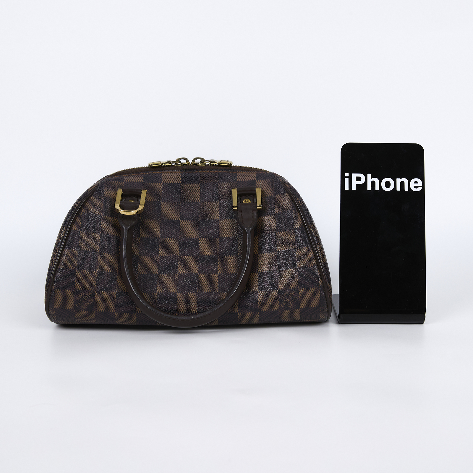 路易威登 LOUIS VUITTON Ribera mini 手提包 N41436 棋盤元寶包 無附屬品