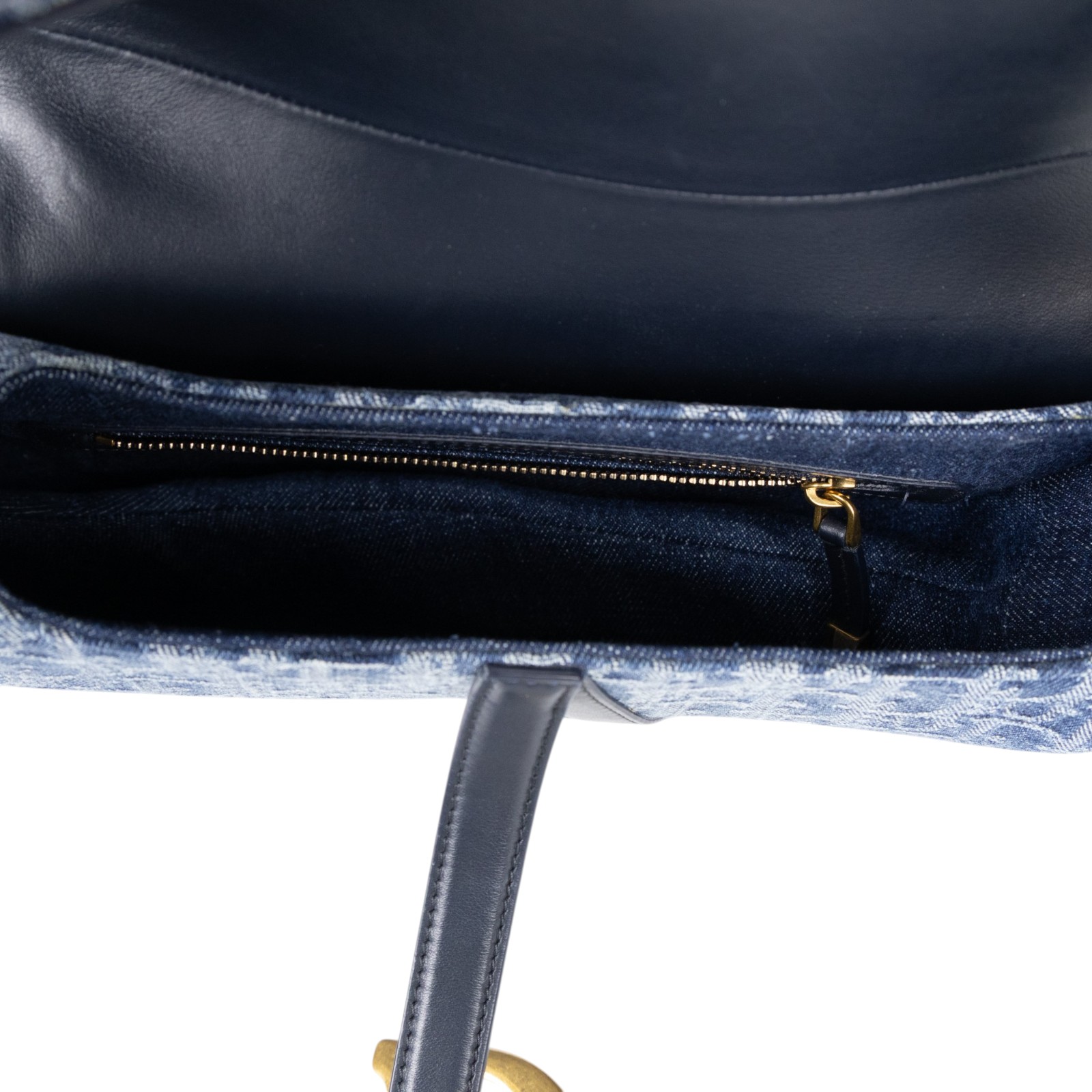 迪奧 CHRISTIAN DIOR Saddle 馬鞍包 M0455CDCE 單寧SADDLE 馬鞍包 原廠盒子/背帶