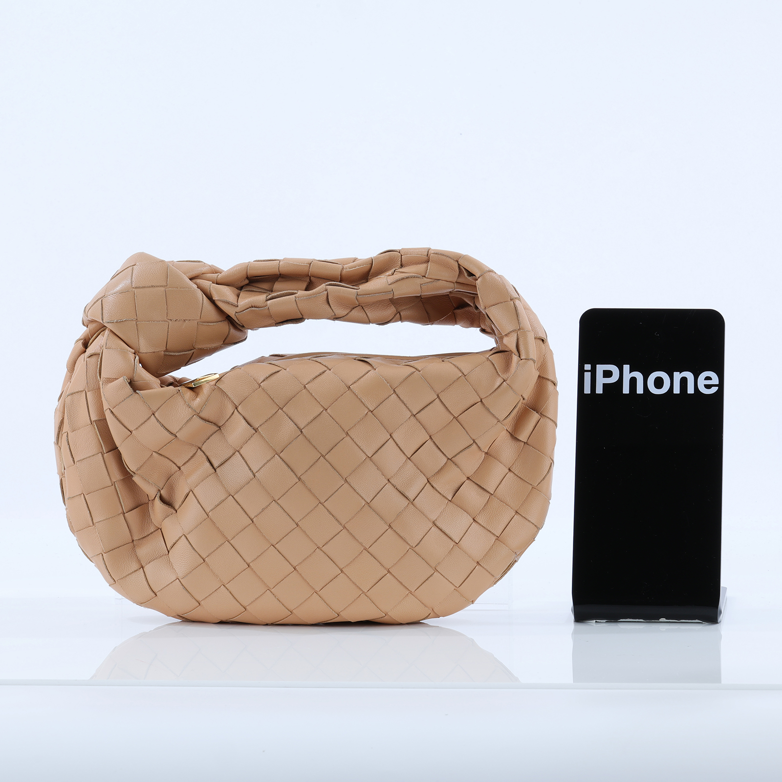 寶緹嘉 BOTTEGA VENETA Mini Jodie 手提包 651876VCPP5 裸膚 MINI JODIE 防塵袋