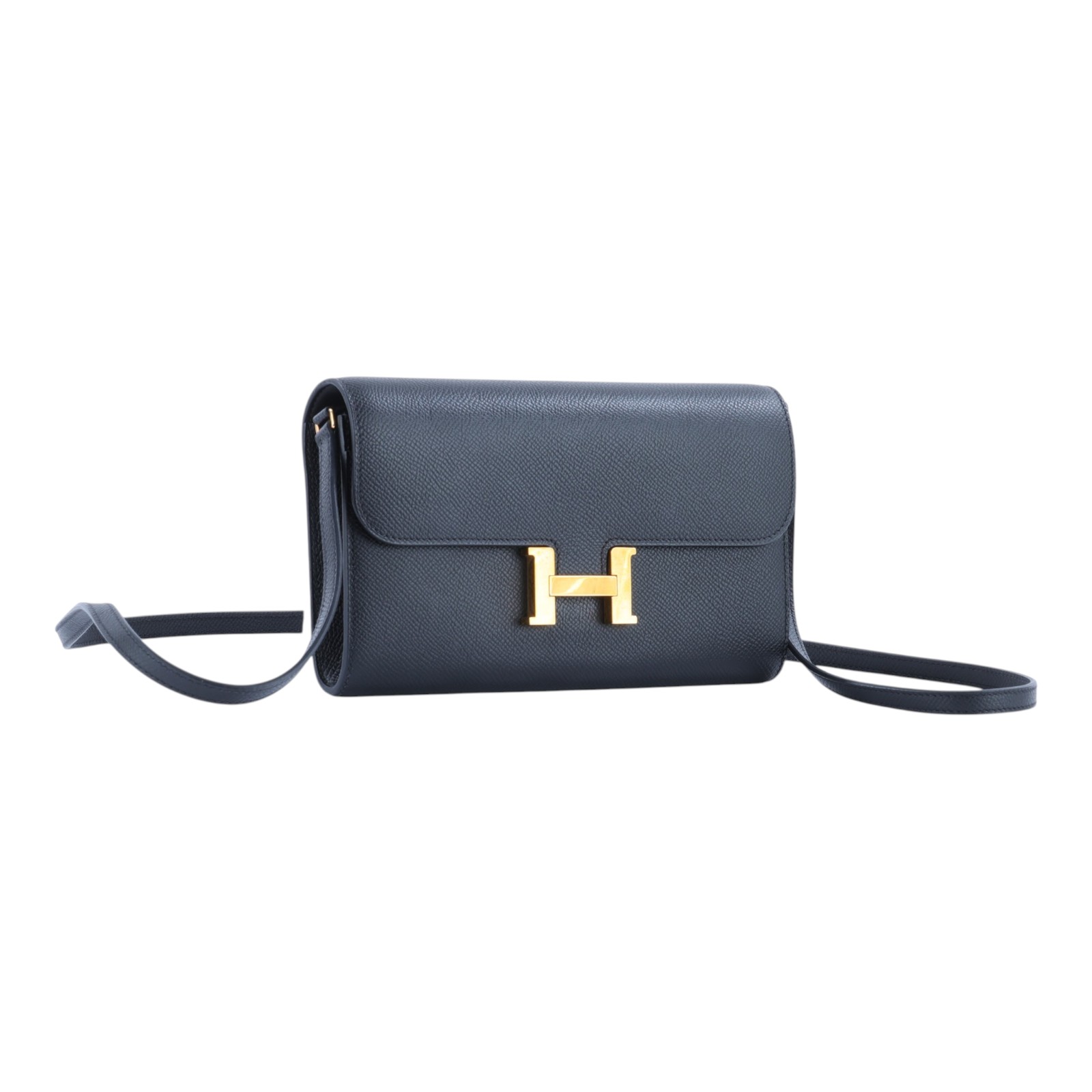 愛馬仕 Hermes Constance to go 康康包 長夾  CNTG Z 黑金CONSTANCE TO GO 防塵袋