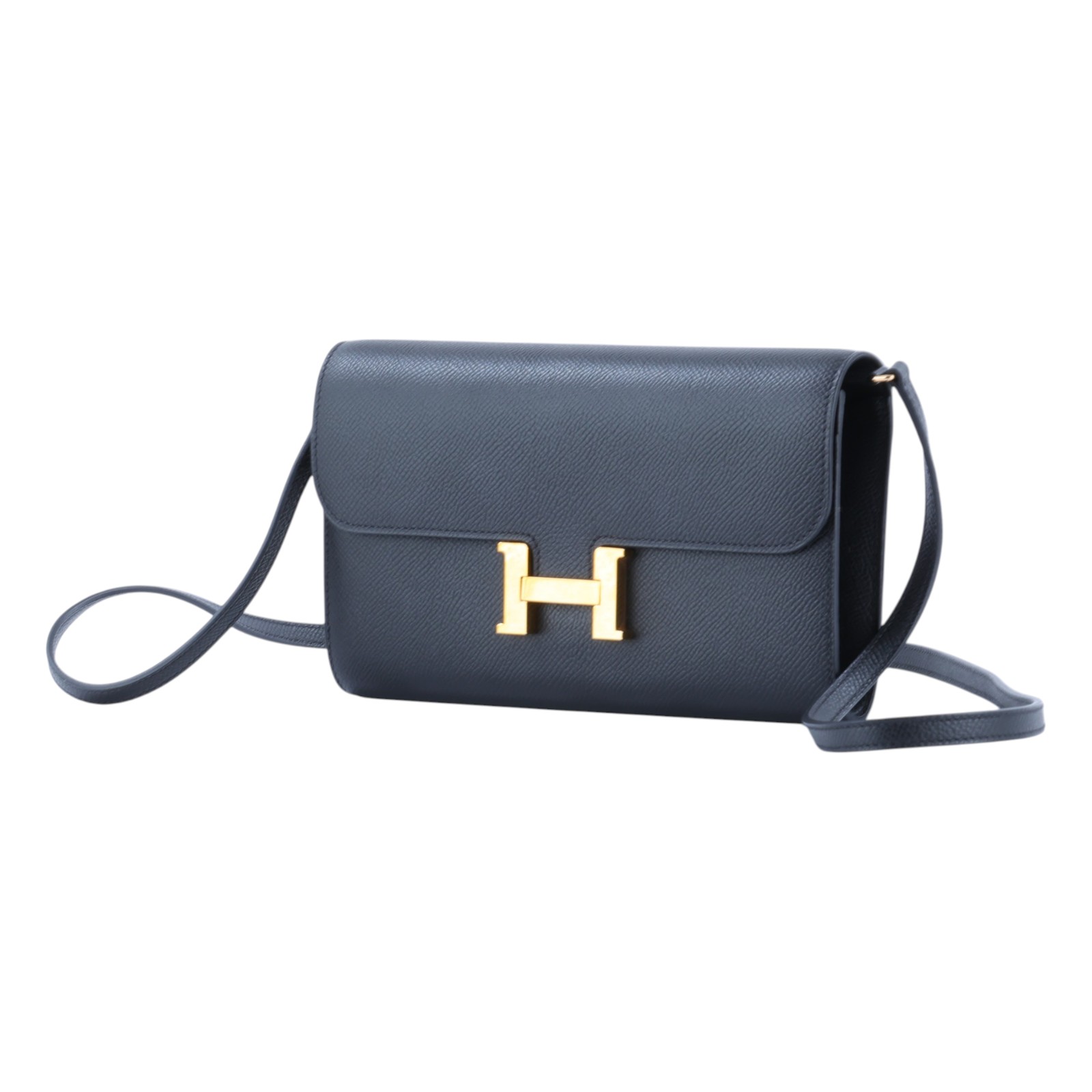 愛馬仕 Hermes Constance to go 康康包 長夾  CNTG Z 黑金CONSTANCE TO GO 防塵袋