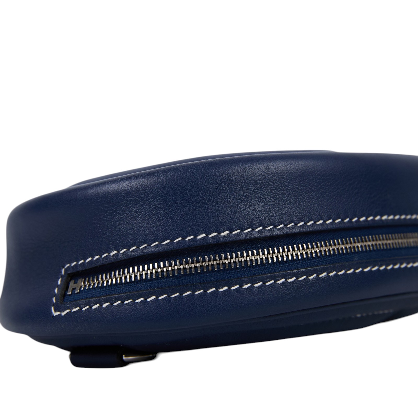 愛馬仕 Hermes In The Loop  豬鼻 腰包 銀色五金 H079223CKAG / Y刻藍IN THE LOOP BANANE 原廠盒子/防塵袋