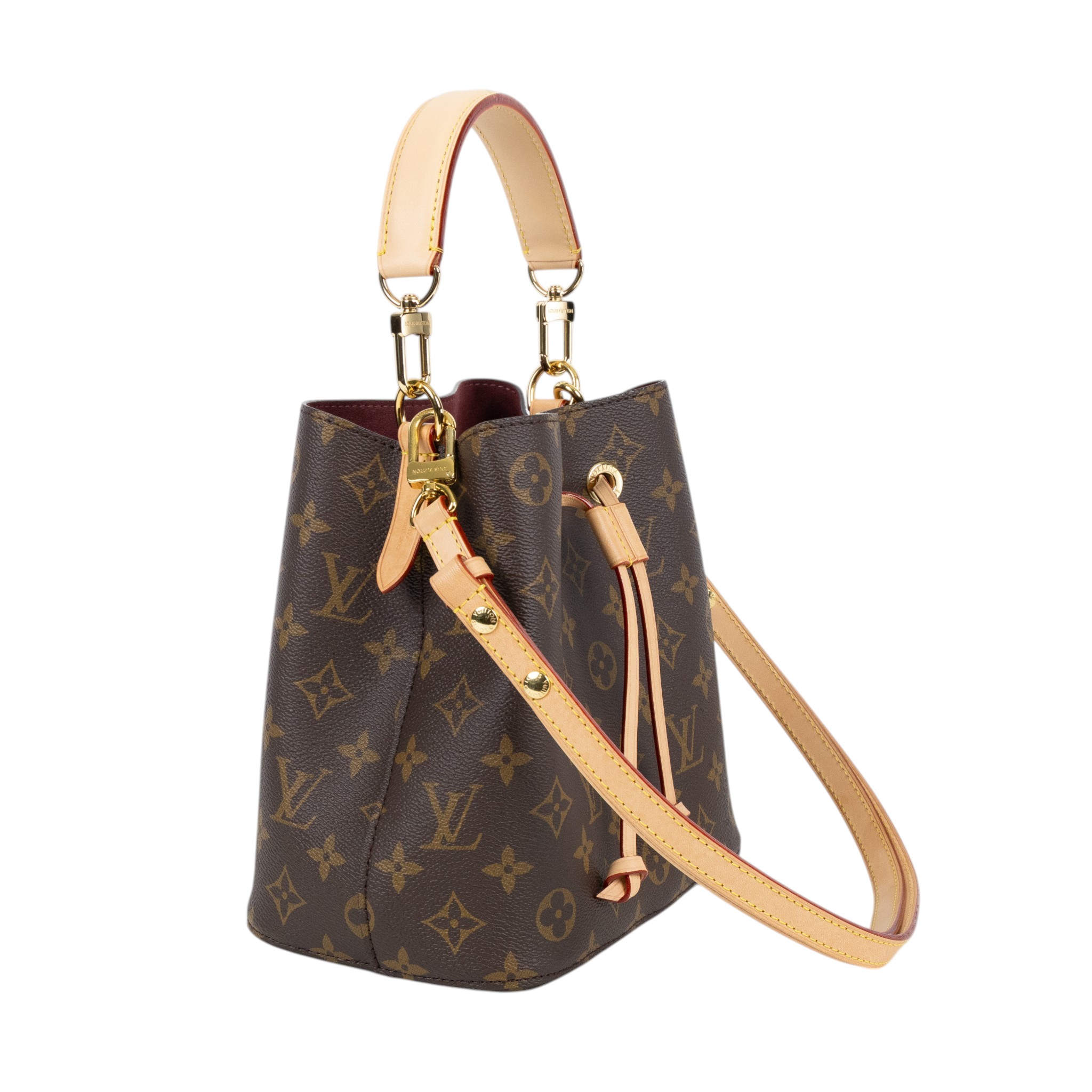 路易威登 LOUIS VUITTON Néonoé BB 經典帆布 束口水桶包 M46581 晶片款 原花NEONOE BB 防塵袋/背帶2