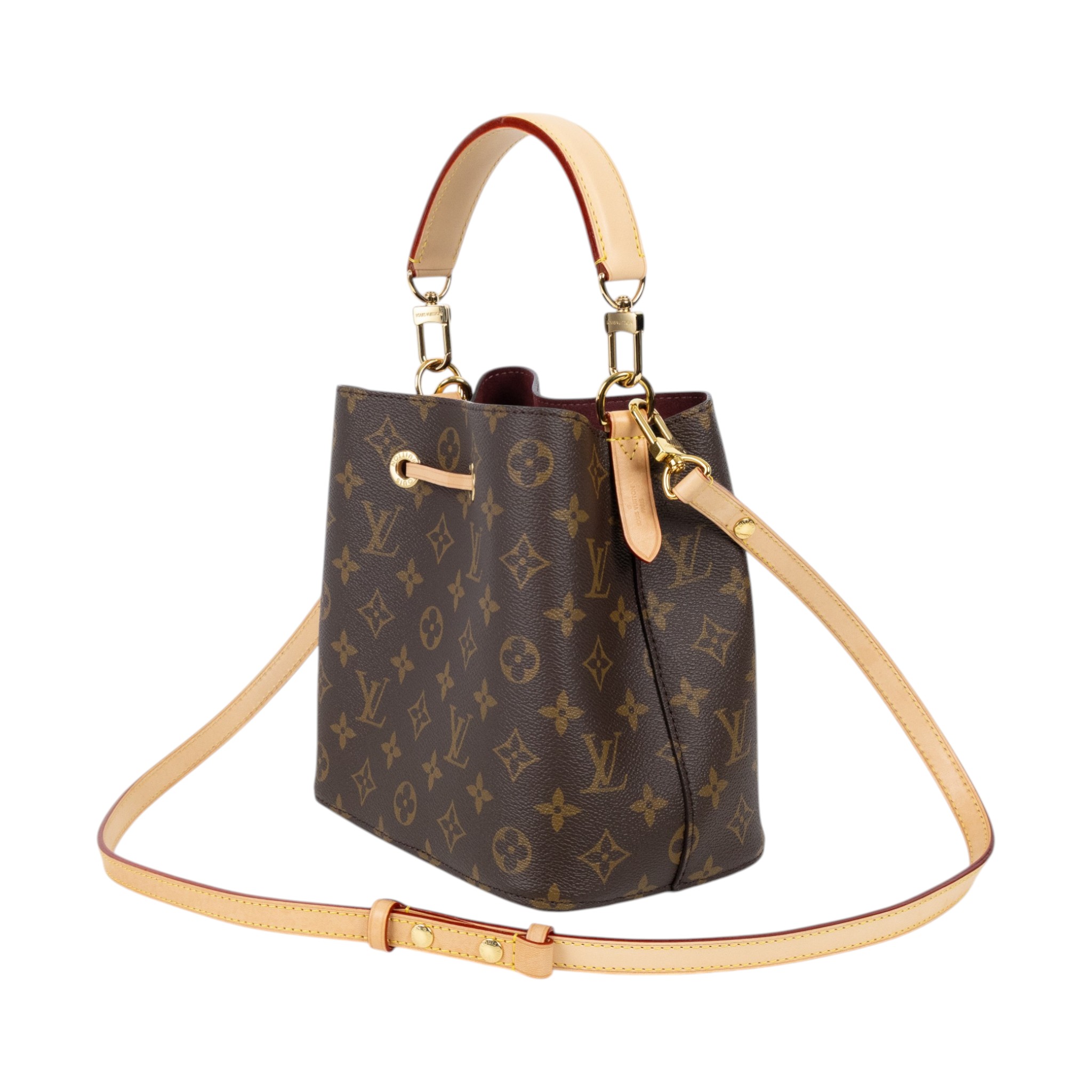 路易威登 LOUIS VUITTON Néonoé BB 經典帆布 束口水桶包 M46581 晶片款 原花NEONOE BB 防塵袋/背帶2