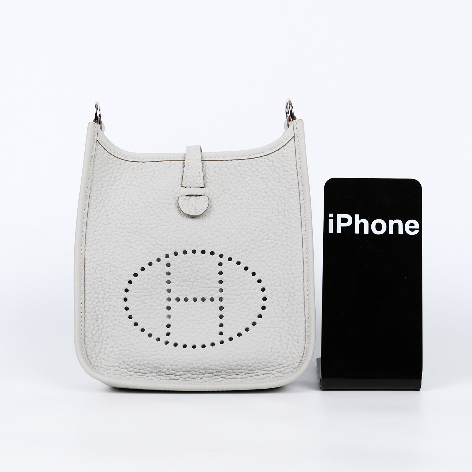 愛馬仕 Hermes Evelyne 16 Amazone bag 伊芙琳包 大象灰 珍珠灰 錫器灰 銀色五金 H069426CKBI /Y BS 002 ZB  原廠盒子/防塵袋/國外購買證明/背帶