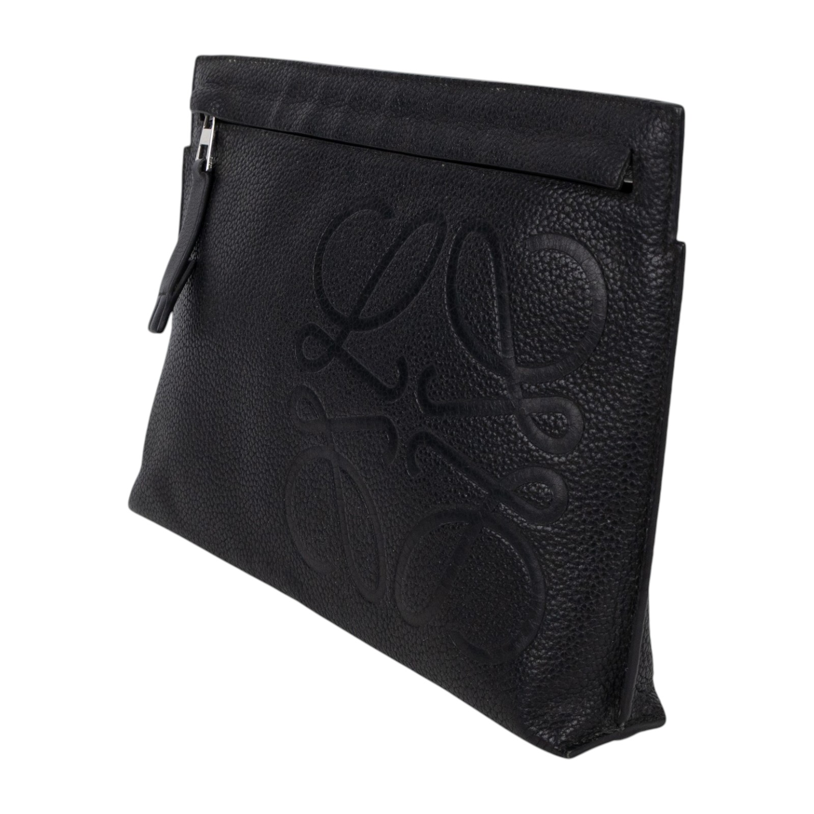 羅意威 LOEWE Anagram T Pouch 手拿包 C500W05X1 黑T POUCH 無附屬品