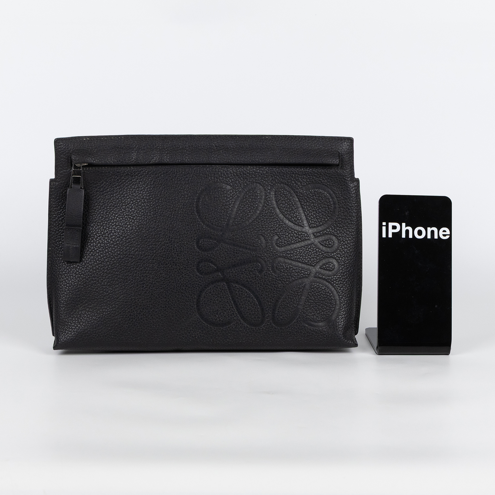羅意威 LOEWE Anagram T Pouch 手拿包 C500W05X1 黑T POUCH 無附屬品