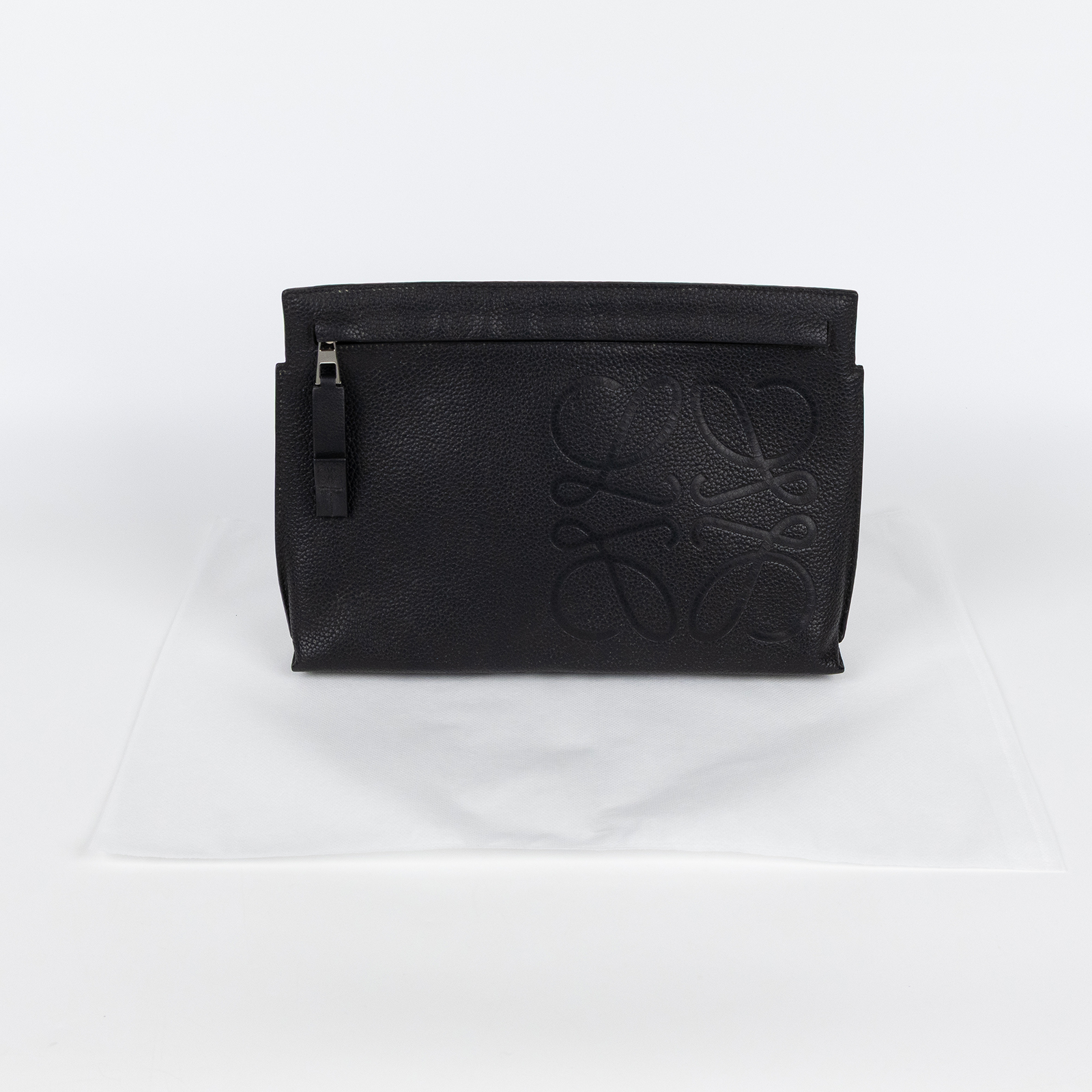 羅意威 LOEWE Anagram T Pouch 手拿包 C500W05X1 黑T POUCH 無附屬品