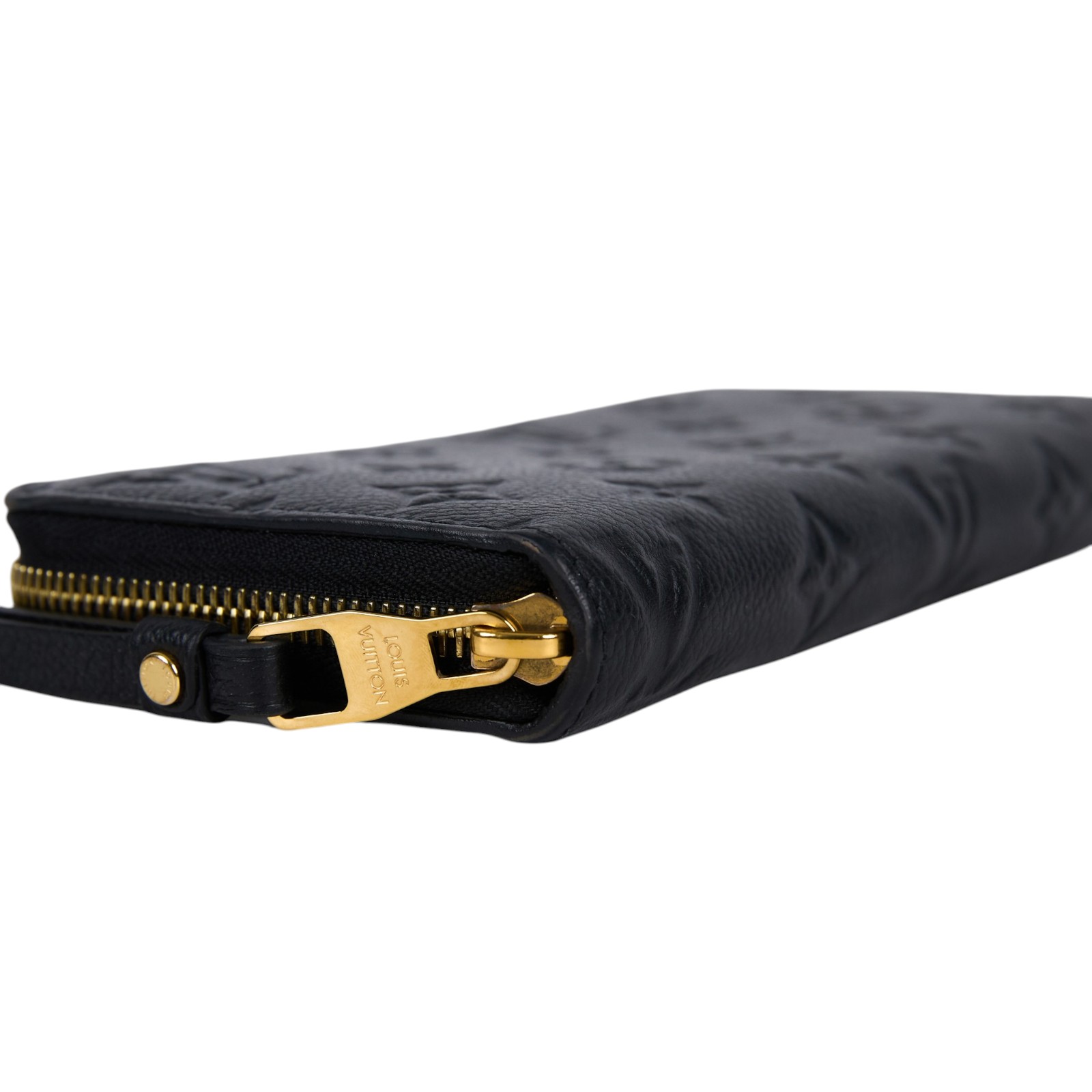 路易威登 LOUIS VUITTON Zippy 錢包 長夾 黑色 M61864 晶片款 黑壓紋拉鍊長夾 原廠盒子/防塵袋