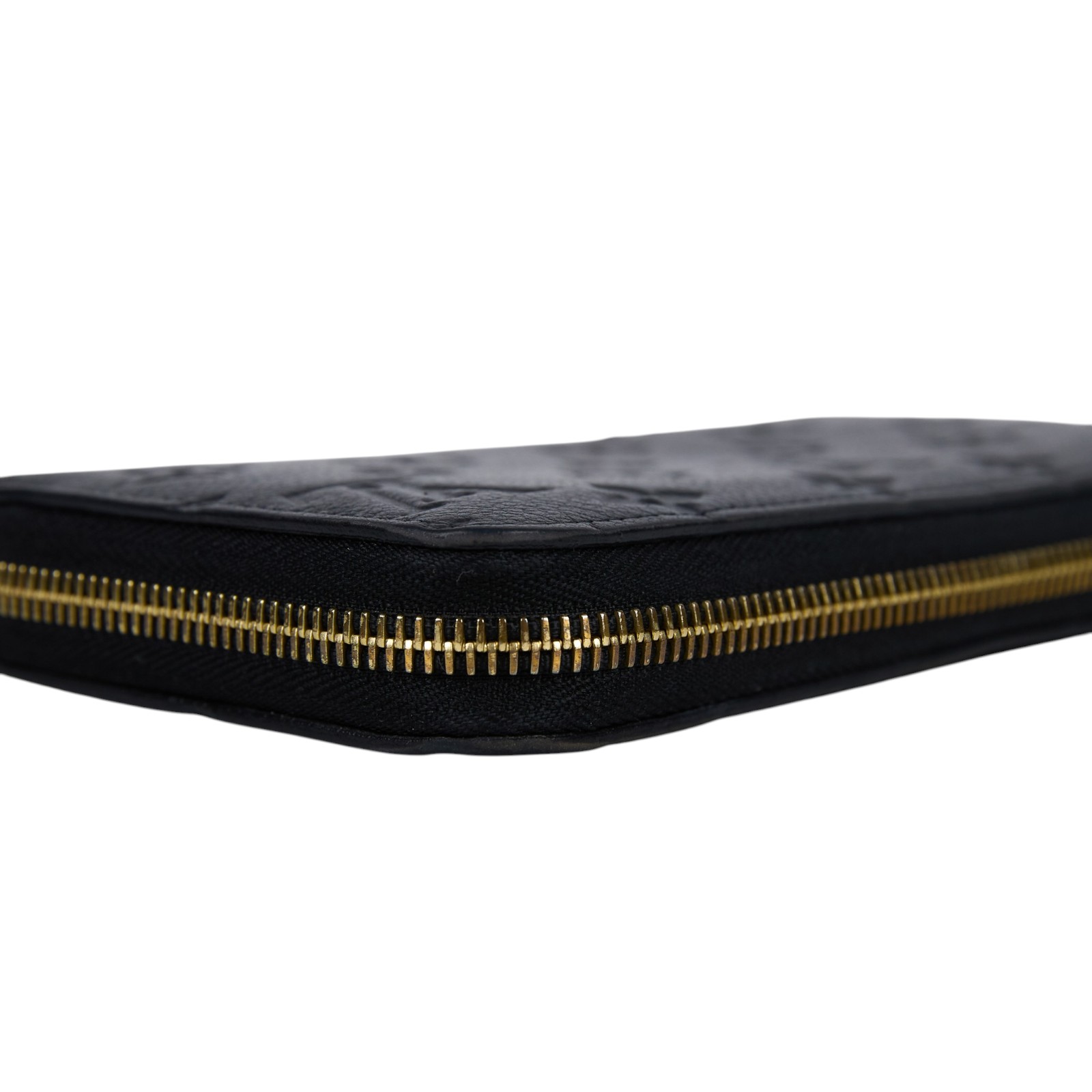 路易威登 LOUIS VUITTON Zippy 錢包 長夾 黑色 M61864 晶片款 黑壓紋拉鍊長夾 原廠盒子/防塵袋