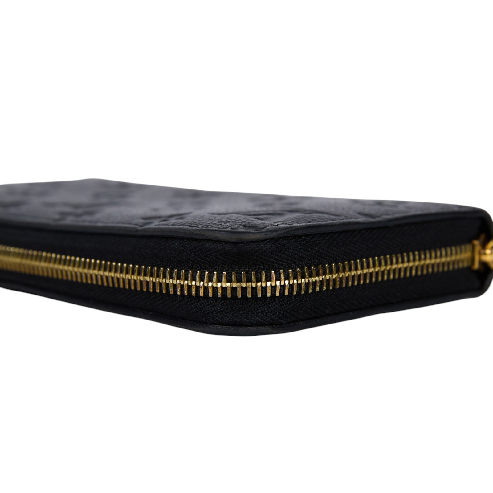 路易威登 LOUIS VUITTON Zippy 錢包 長夾 黑色 M61864 晶片款 黑壓紋拉鍊長夾 原廠盒子/防塵袋