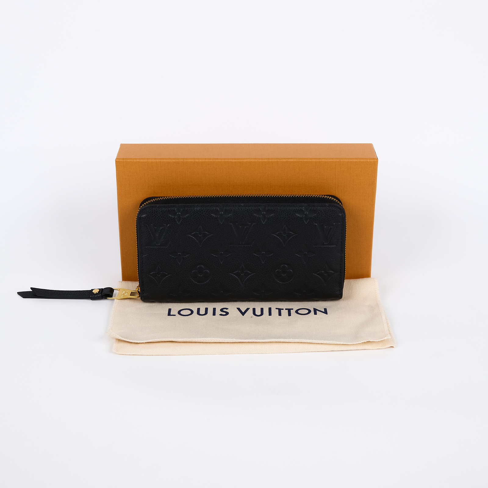 路易威登 LOUIS VUITTON Zippy 錢包 長夾 黑色 M61864 晶片款 黑壓紋拉鍊長夾 原廠盒子/防塵袋