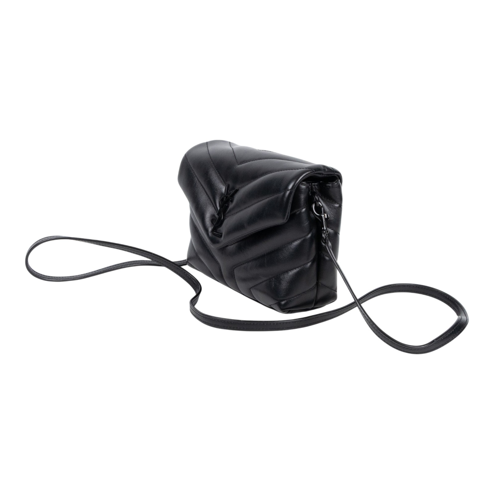 聖羅蘭 YSL SAINT LAURENT Loulou 絎縫 皮革 TOY 手袋 同色五金 630951DV708  原廠盒子/防塵袋