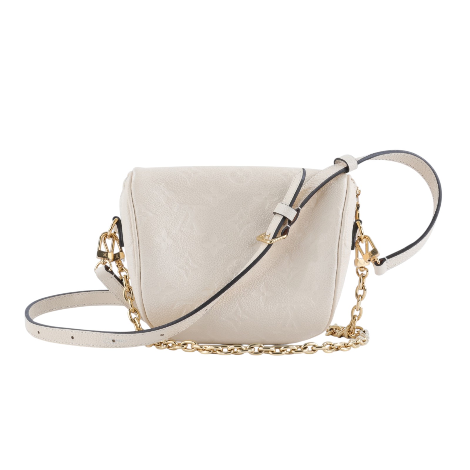 路易威登 LOUIS VUITTON Mini Bumbag 奶油白色 M83275 晶片款 白Mini Bumbag 原廠盒子/防塵袋