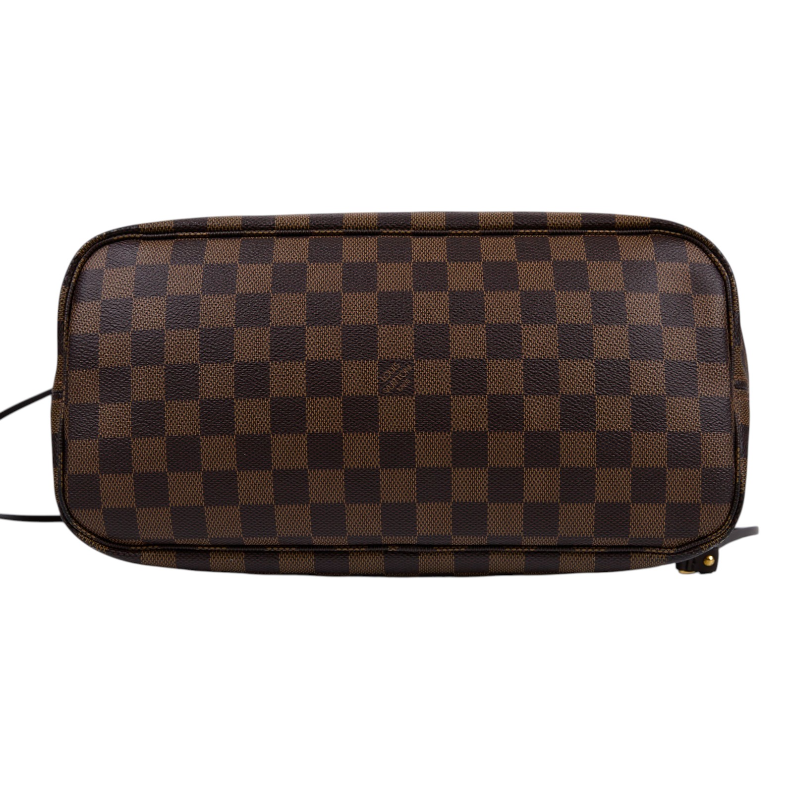 路易威登 LOUIS VUITTON Neverfull MM  棕棋盤格 肩背 購物袋 櫻桃紅內襯 N40599  防塵袋/內袋