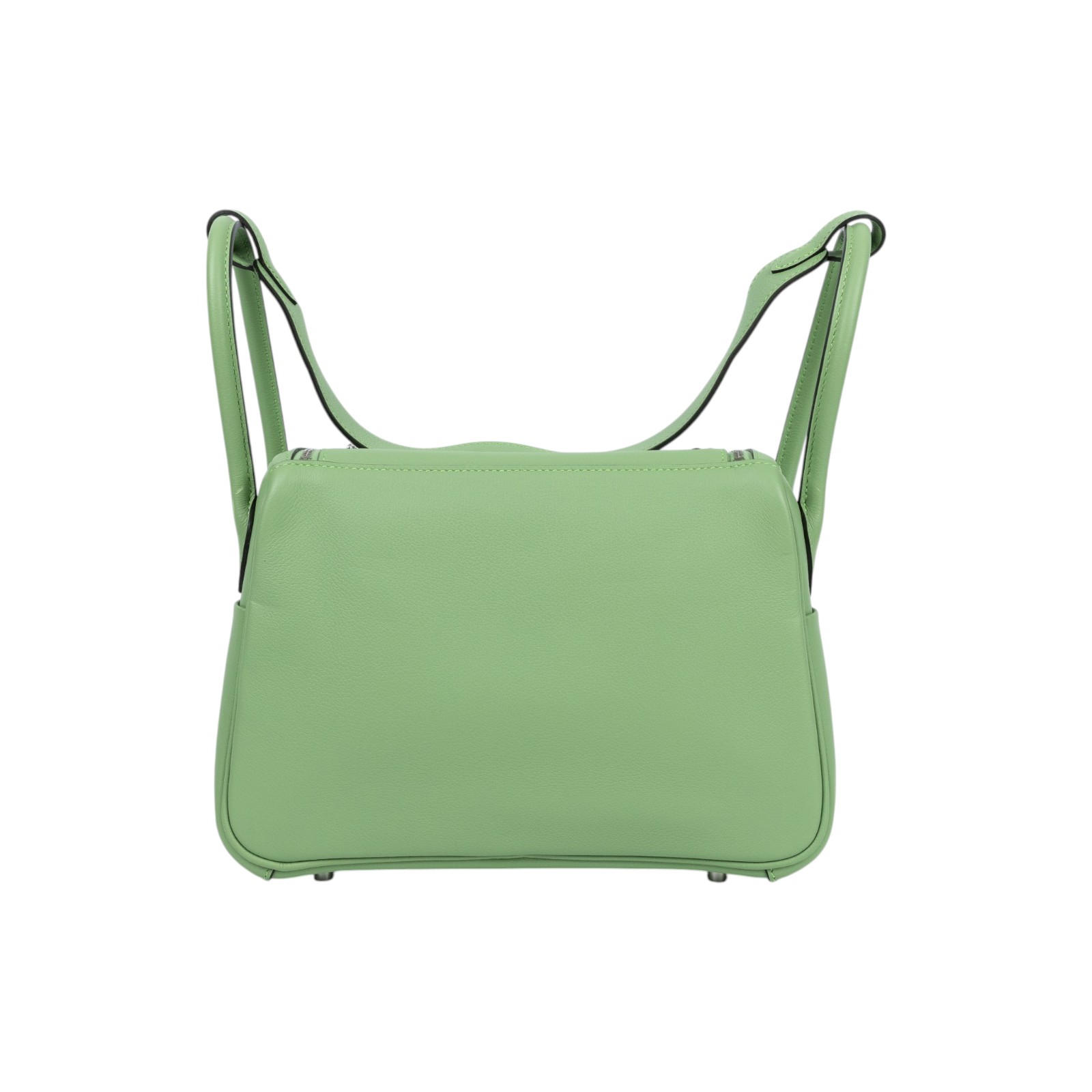 愛馬仕 Hermes Lindy 琳迪包 26 銀色五金 牛油果綠色 H073430CK31 /U MA 061 DK  原廠盒子/防塵袋/雨衣