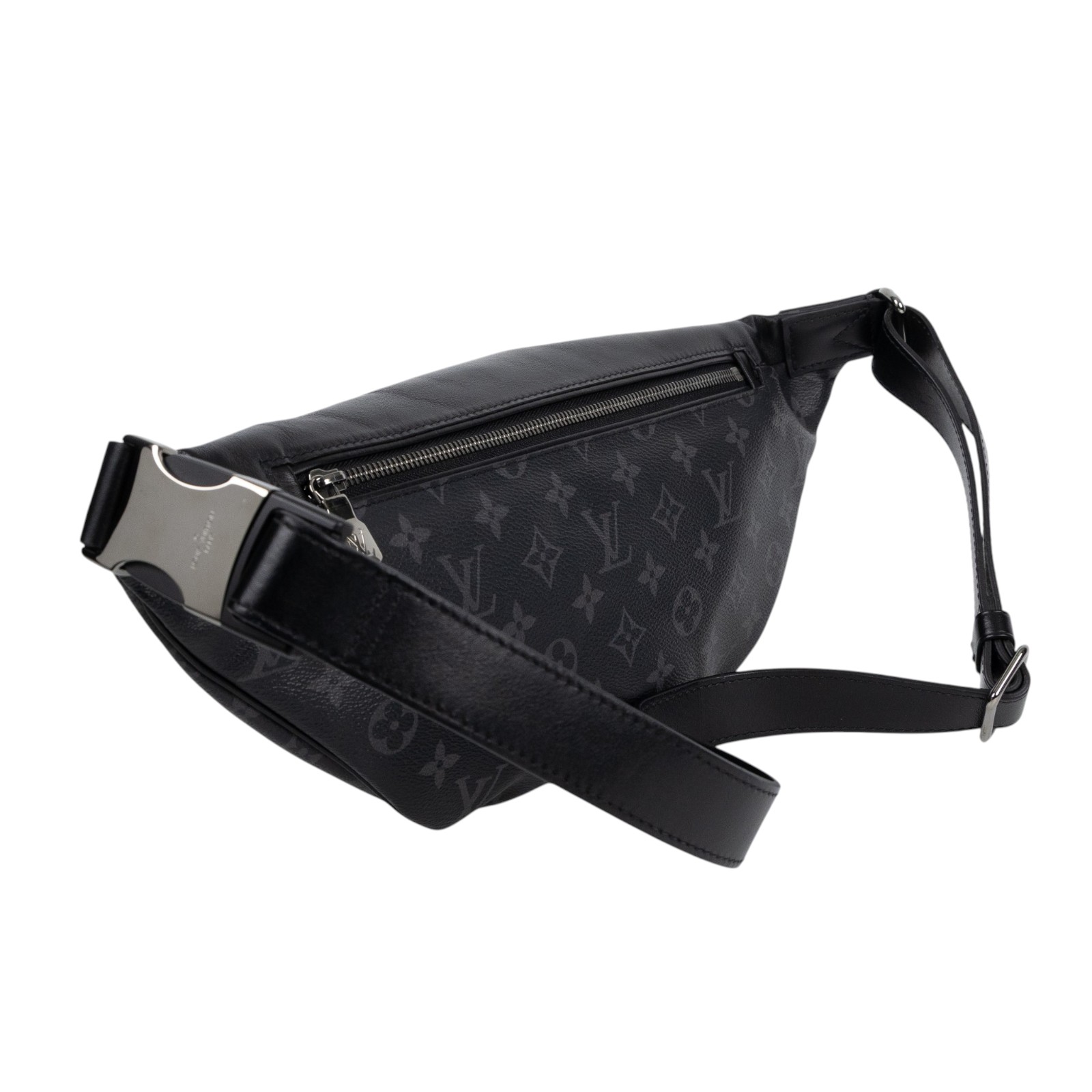 路易威登 LOUIS VUITTON Discovery 黑帆布 腰包 M44336 黑原花DISCOVERY腰包 無附屬品