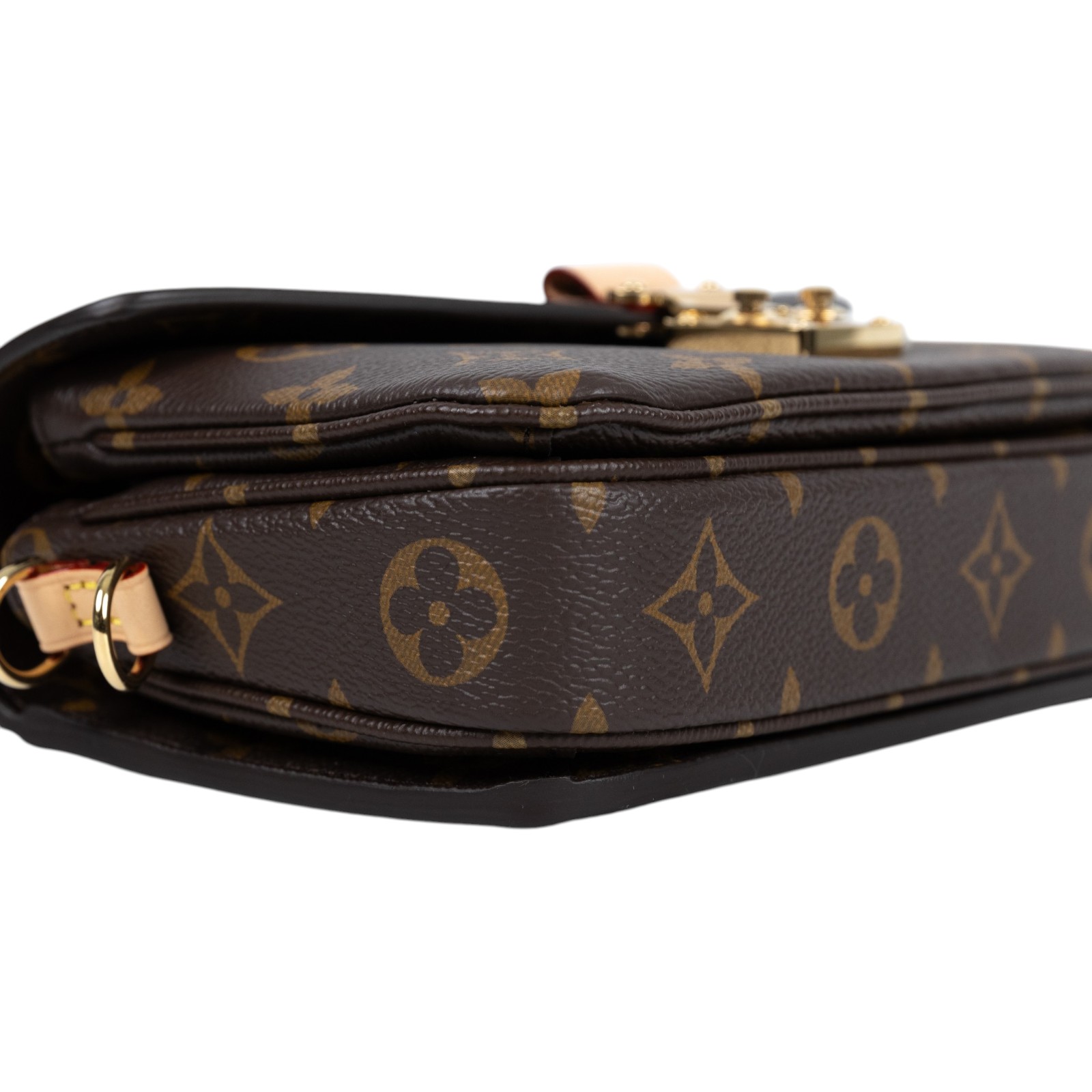 路易威登 LOUIS VUITTON Pochette Métis East West 老花 鏈條 郵差包 腋下單肩包 M46279 晶片款  防塵袋/背帶2