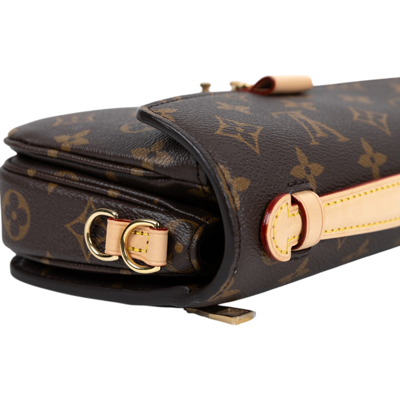 路易威登 LOUIS VUITTON Pochette Métis East West 老花 鏈條 郵差包 腋下單肩包 M46279 晶片款  防塵袋/背帶2