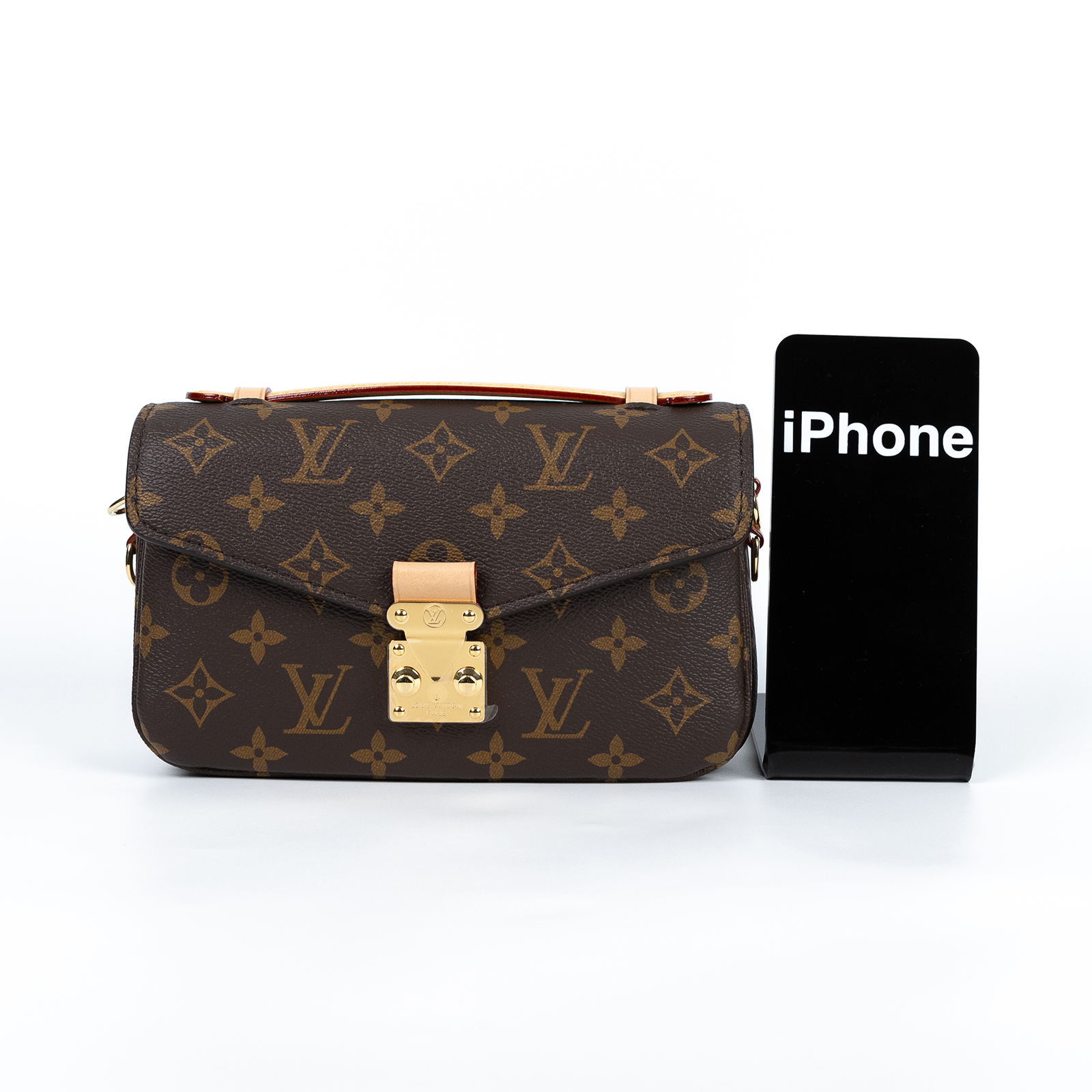 路易威登 LOUIS VUITTON Pochette Métis East West 老花 鏈條 郵差包 腋下單肩包 M46279 晶片款  防塵袋/背帶2