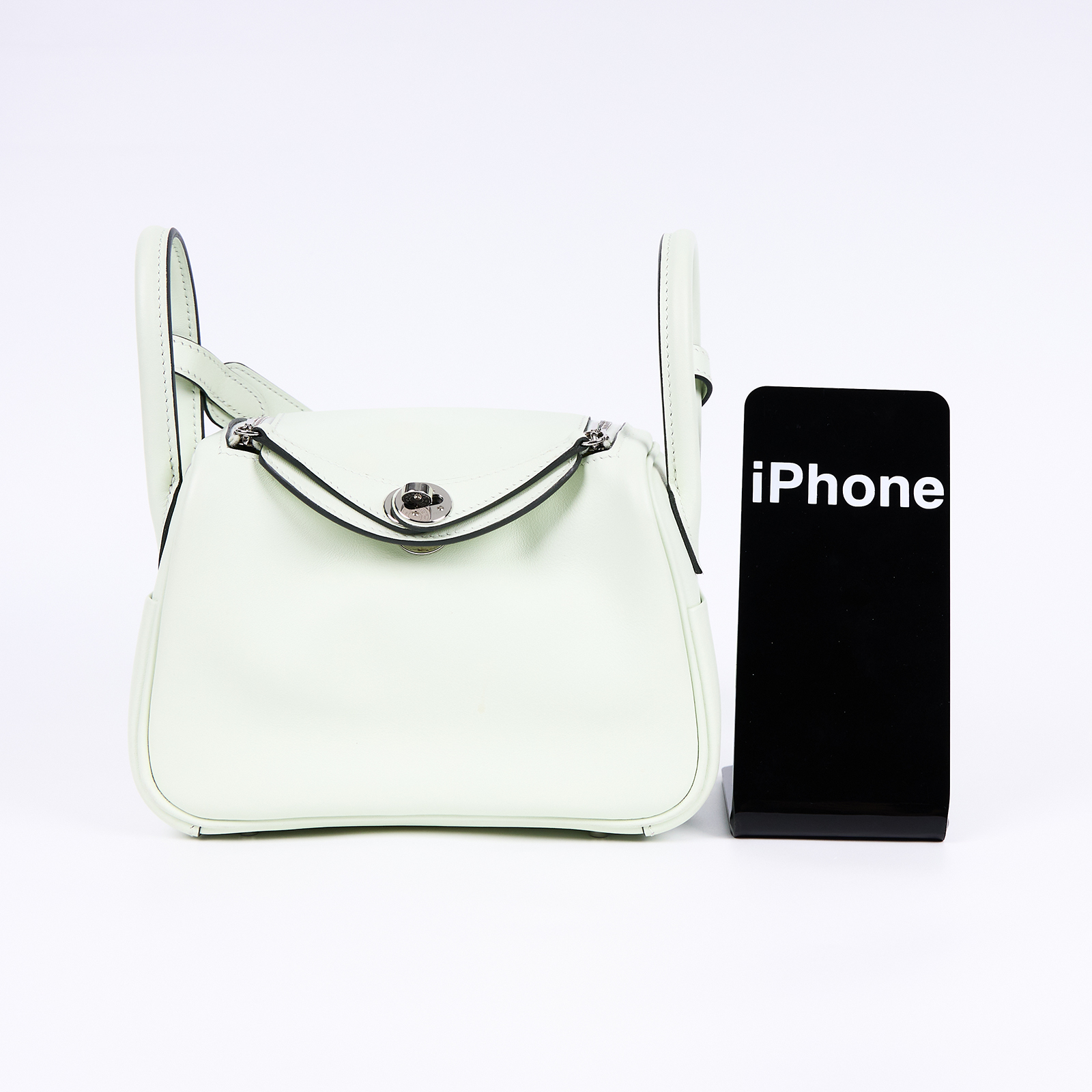 愛馬仕 Hermes Lindy 琳迪包 迷你 LDM UTN295 GP U刻 氣泡綠MINI LINDY 防塵袋