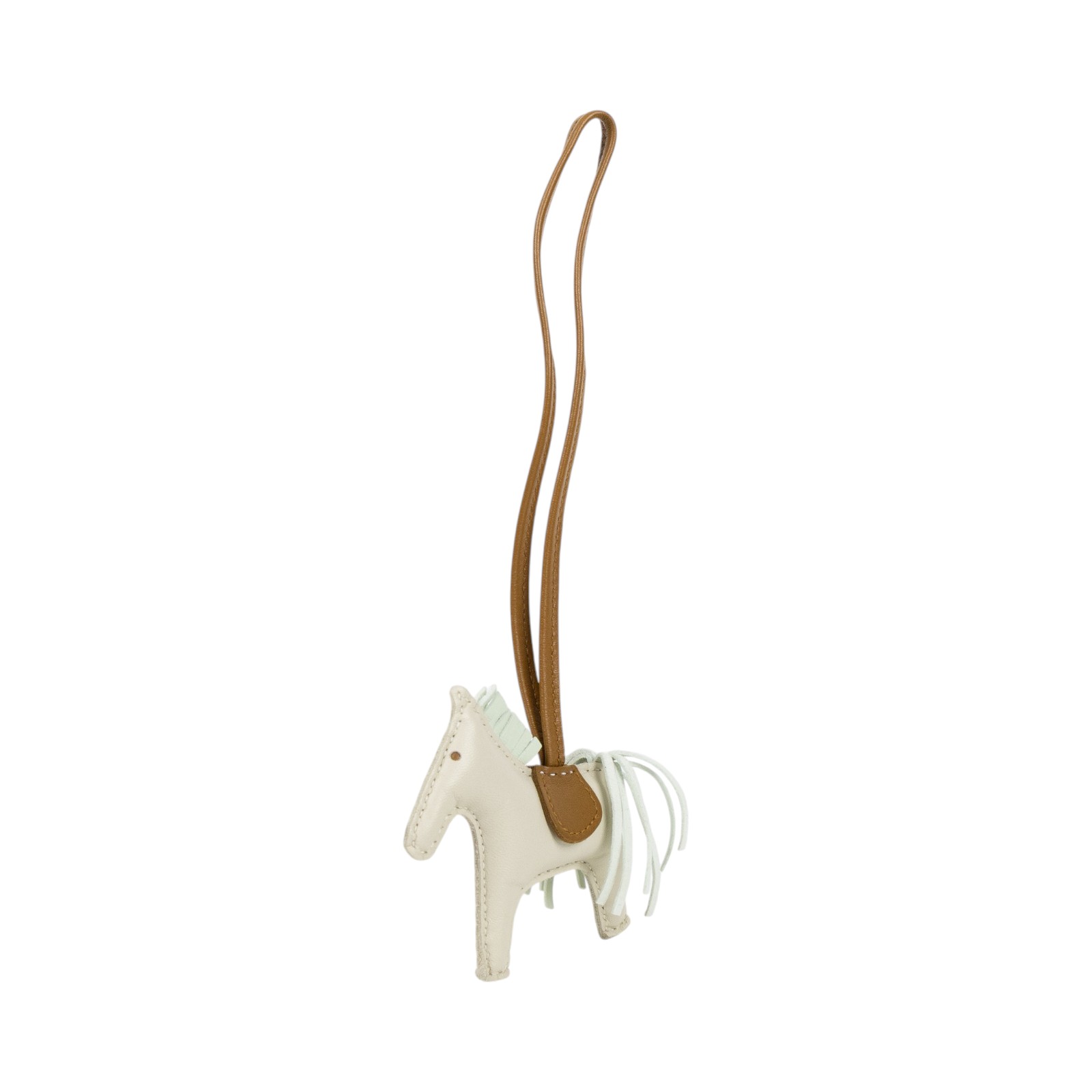 愛馬仕 Hermes Rodeo PM 飛馬 吊飾 RODEOPM US A U刻白拚氣泡綠 RODEO PM 無附屬品