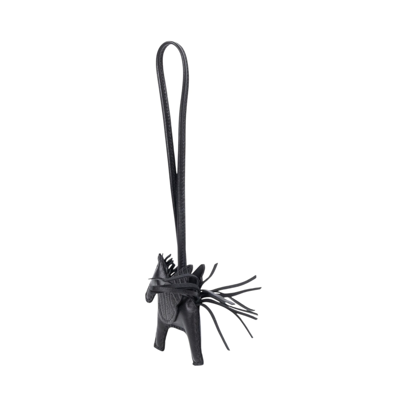 愛馬仕 Hermes Rodeo PM 飛馬 吊飾 RODEOPM UAM U刻黑拚鱷魚飛馬RODEO PM 無附屬品