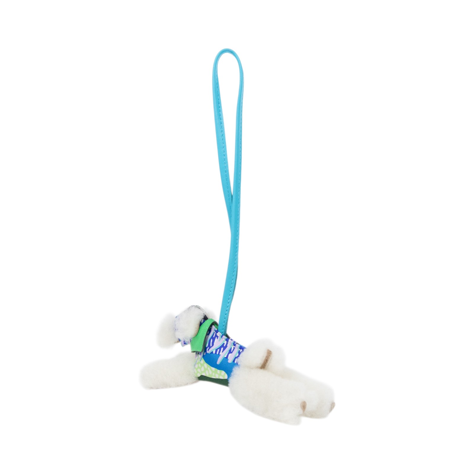 愛馬仕 Hermes Budy charm 吊飾 包掛 狐狸㹴犬 BUDYC BAM B刻圖騰白毛毛BUDY吊飾 無附屬品