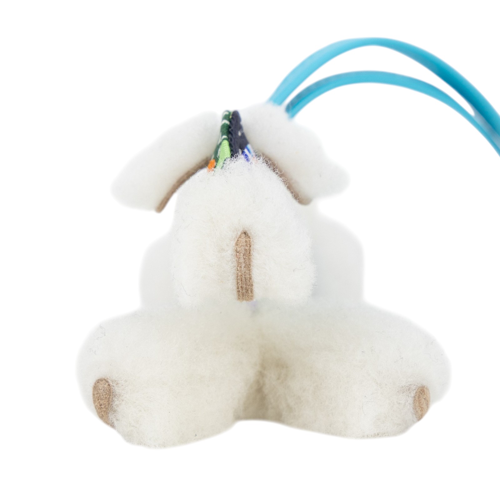 愛馬仕 Hermes Budy charm 吊飾 包掛 狐狸㹴犬 BUDYC BAM B刻圖騰白毛毛BUDY吊飾 無附屬品