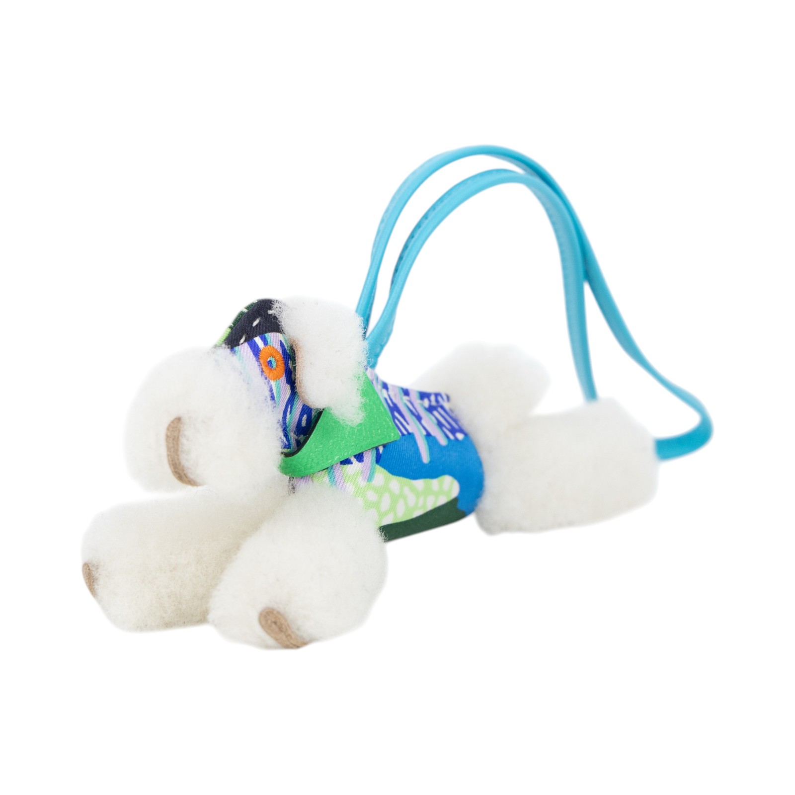 愛馬仕 Hermes Budy charm 吊飾 包掛 狐狸㹴犬 BUDYC BAM B刻圖騰白毛毛BUDY吊飾 無附屬品