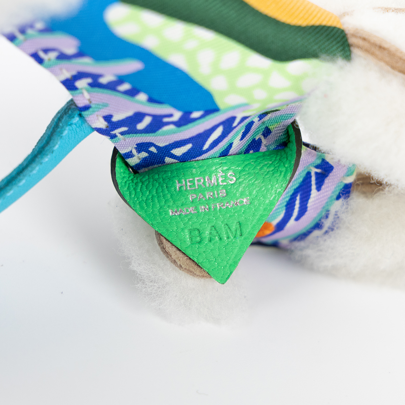 愛馬仕 Hermes Budy charm 吊飾 包掛 狐狸㹴犬 BUDYC BAM B刻圖騰白毛毛BUDY吊飾 無附屬品