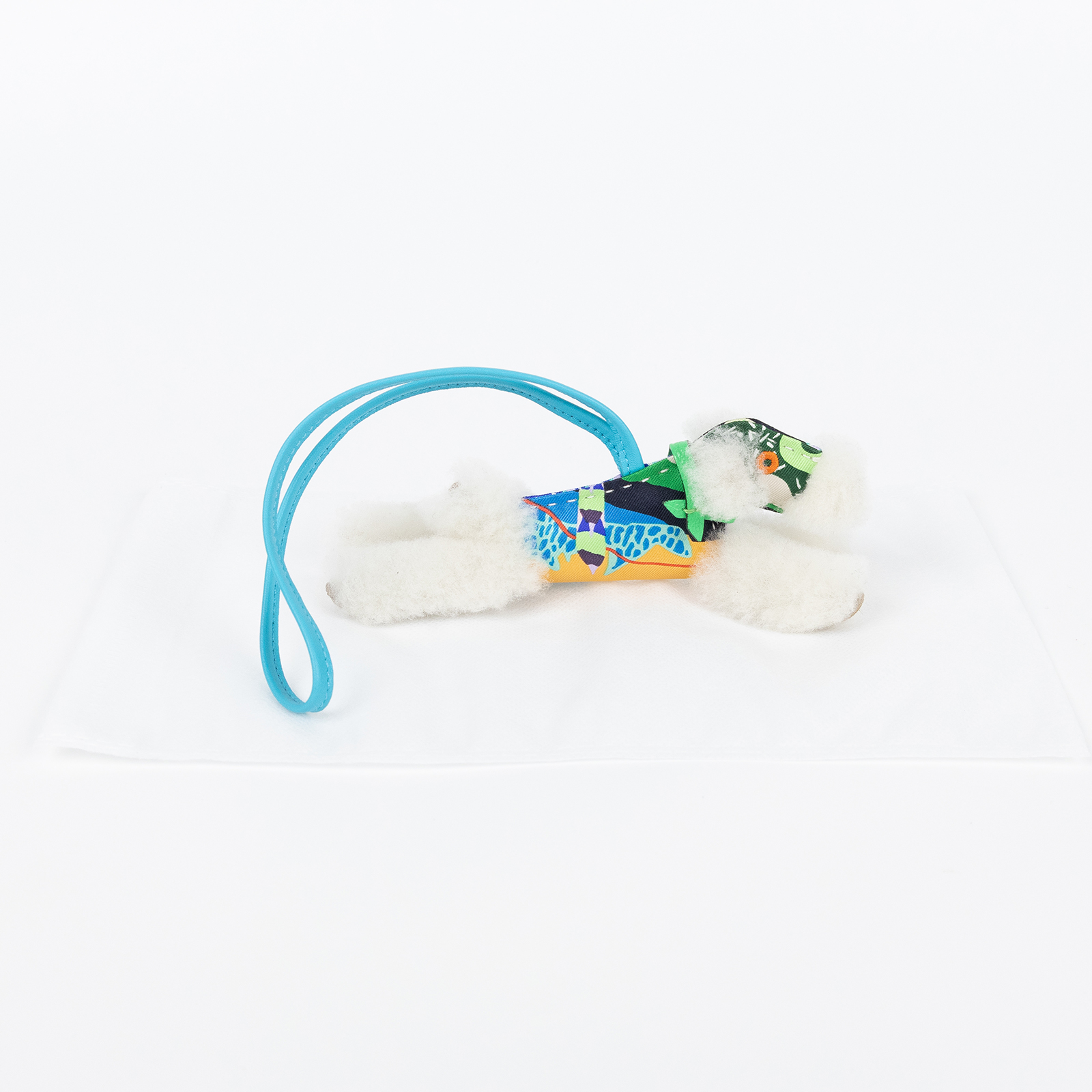 愛馬仕 Hermes Budy charm 吊飾 包掛 狐狸㹴犬 BUDYC BAM B刻圖騰白毛毛BUDY吊飾 無附屬品