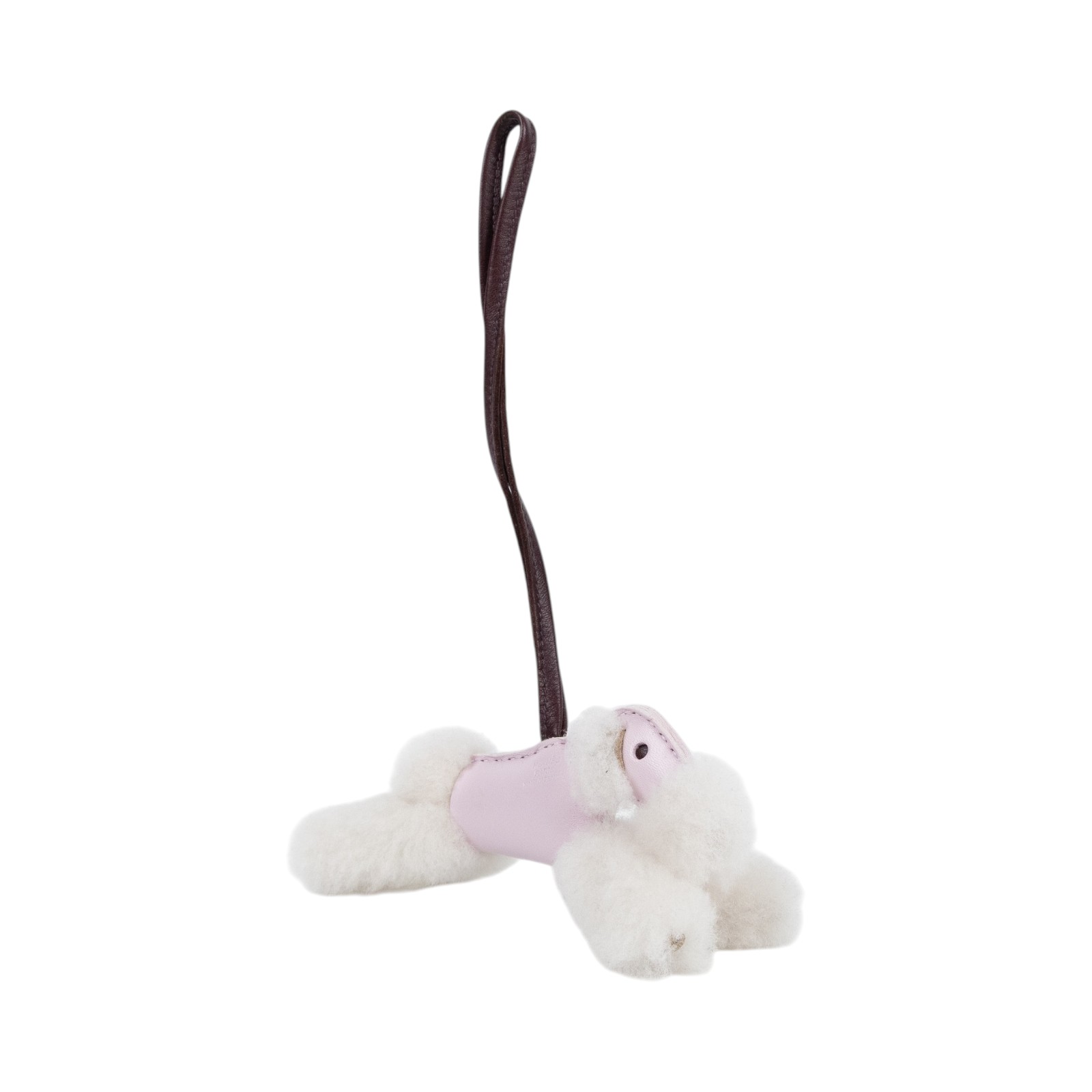 愛馬仕 Hermes Budy charm 吊飾 包掛 狐狸㹴犬 BUDYC UAA U刻紫白毛毛BUDY吊飾 無附屬品