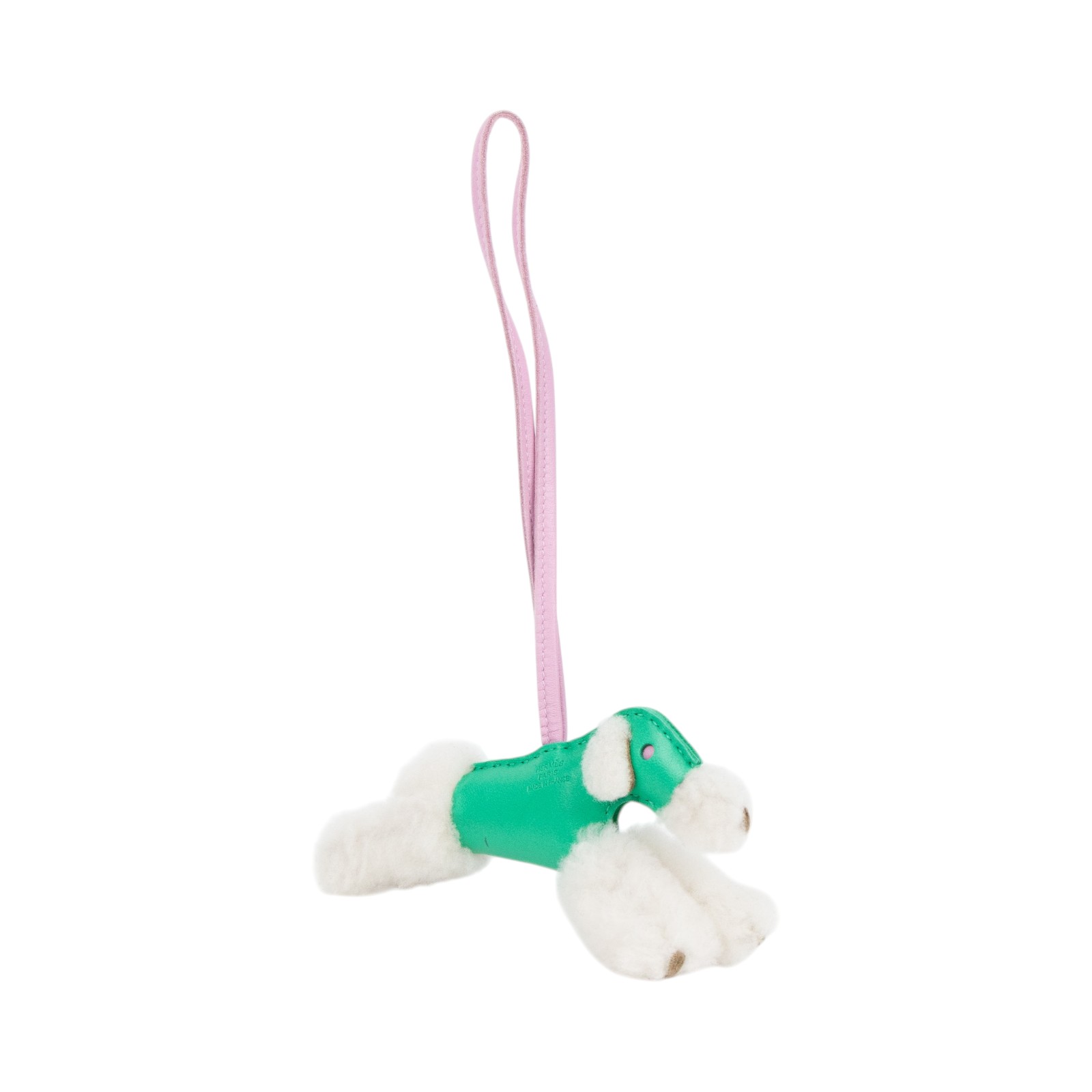 愛馬仕 Hermes Budy charm 吊飾 包掛 狐狸㹴犬 BUDYC UAA U刻綠白毛毛BUDY吊飾 無附屬品