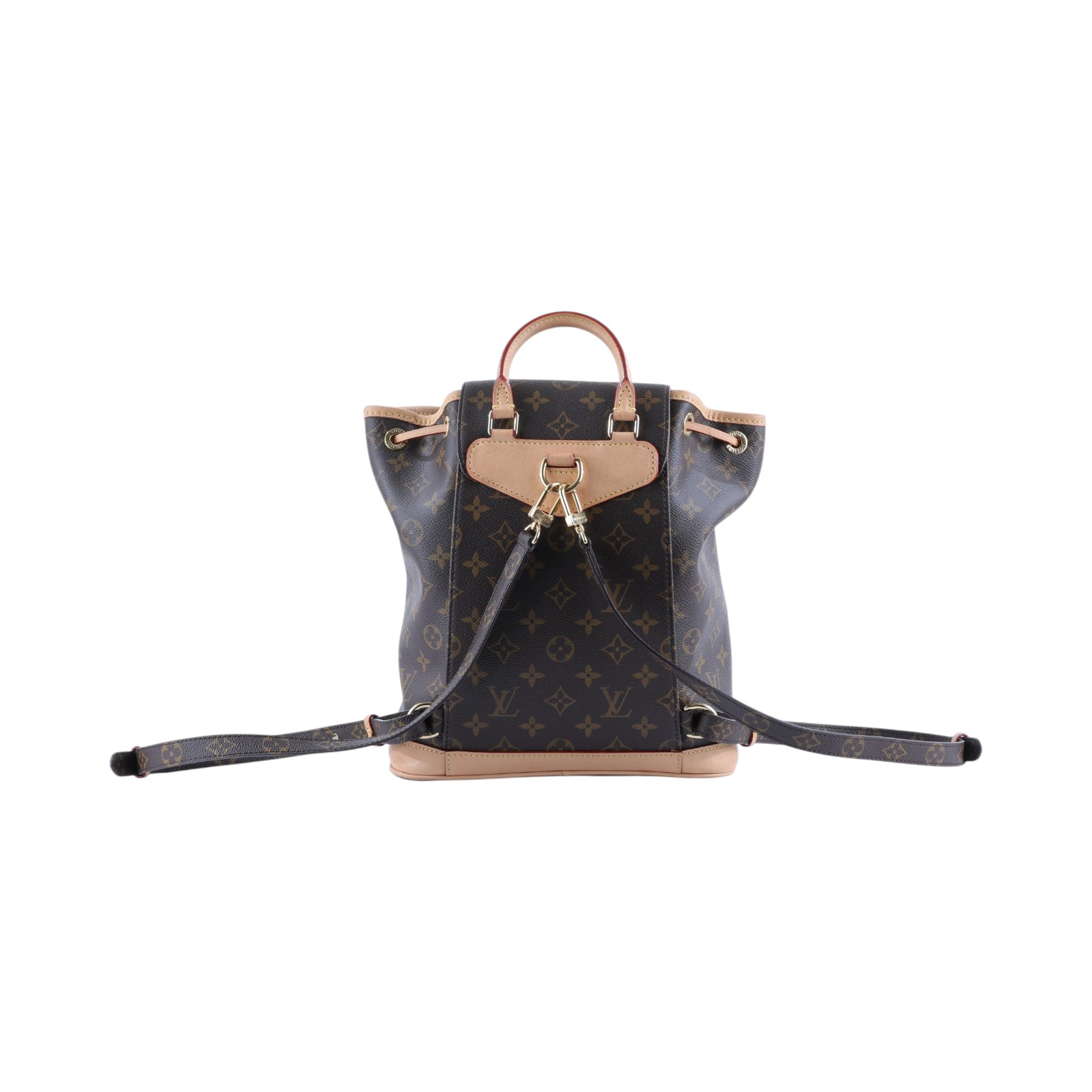 路易威登 LOUIS VUITTON Montsouris Mini 後背包 經典帆布 M11199 晶片款 原花Montsouris PM 原廠盒子/防塵袋