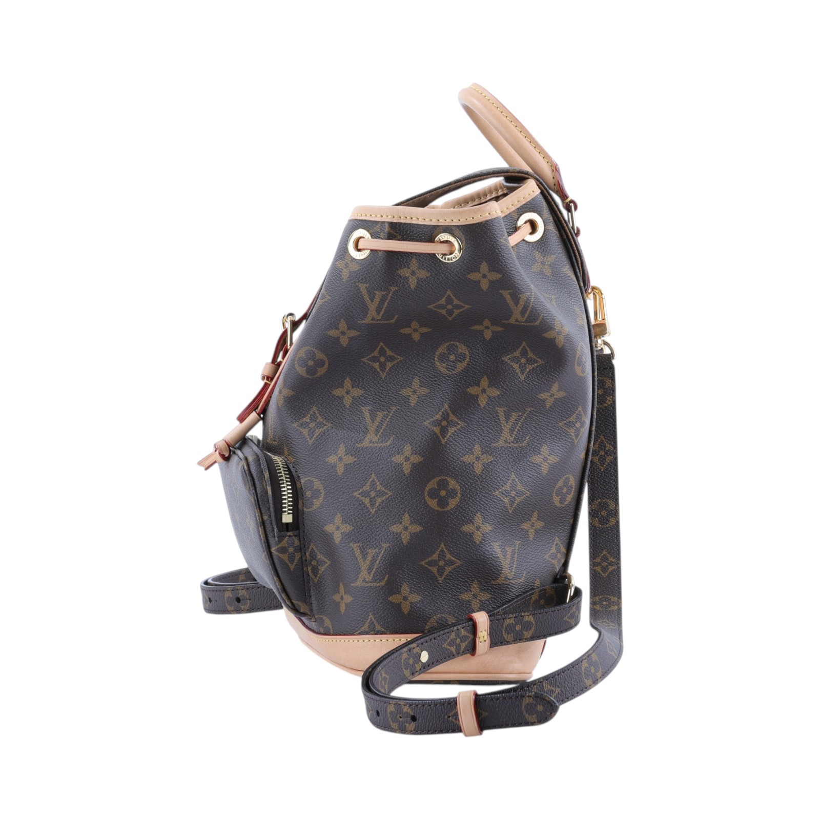 路易威登 LOUIS VUITTON Montsouris Mini 後背包 經典帆布 M11199 晶片款 原花Montsouris PM 原廠盒子/防塵袋