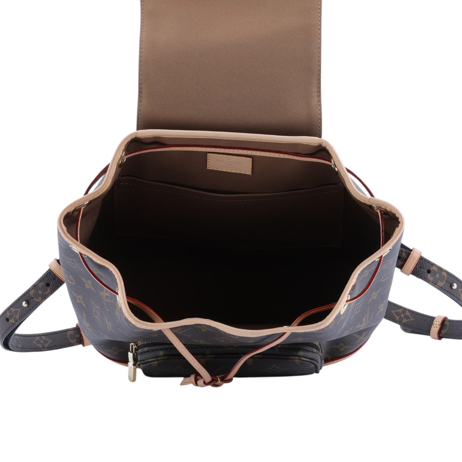 路易威登 LOUIS VUITTON Montsouris Mini 後背包 經典帆布 M11199 晶片款 原花Montsouris PM 原廠盒子/防塵袋