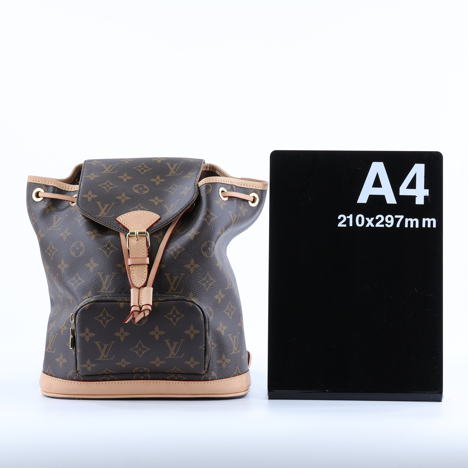 路易威登 LOUIS VUITTON Montsouris Mini 後背包 經典帆布 M11199 晶片款 原花Montsouris PM 原廠盒子/防塵袋