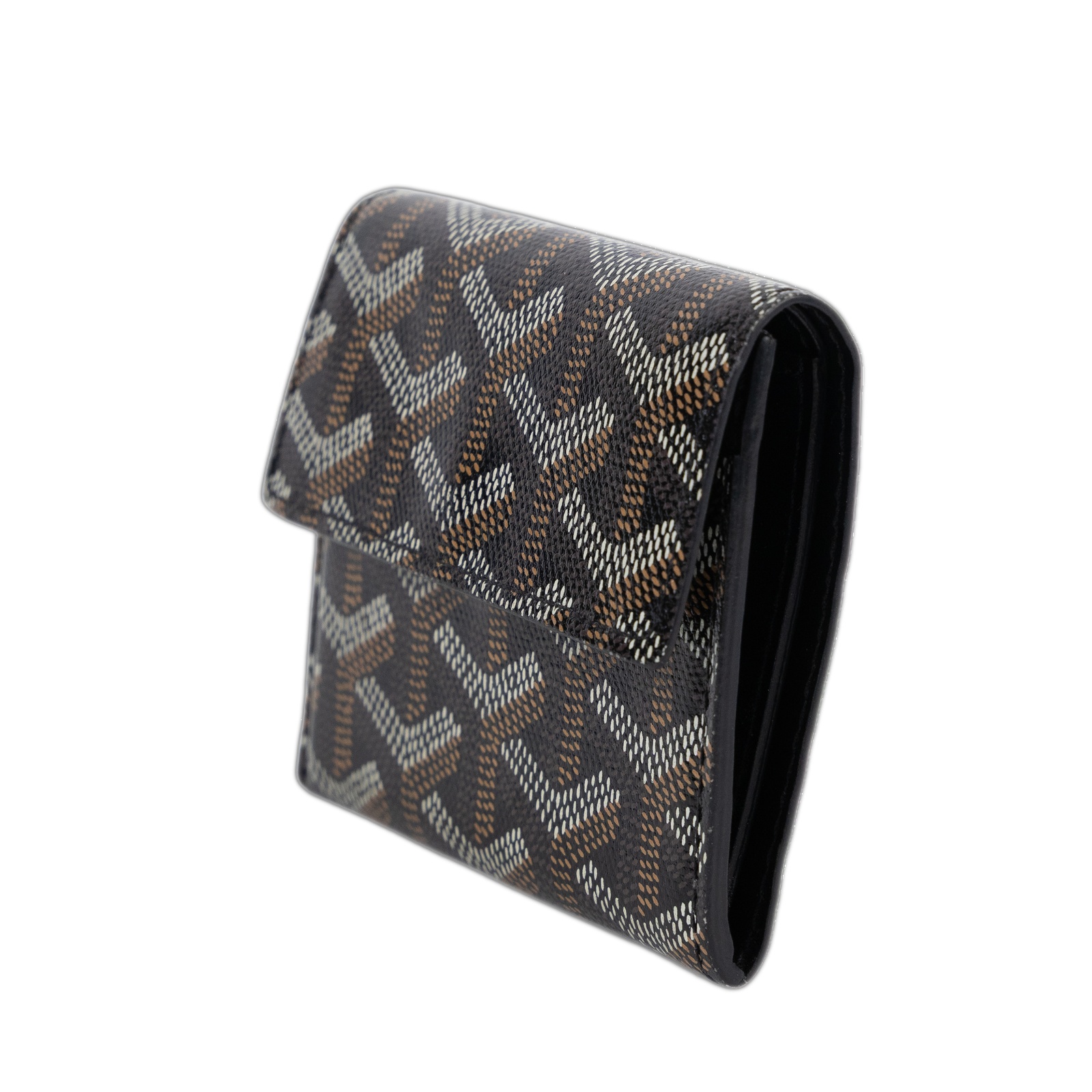 高雅德 GOYARD Marigny Wallet 零錢包 MARIGNPMLTY 黑兩折短夾 無附屬品