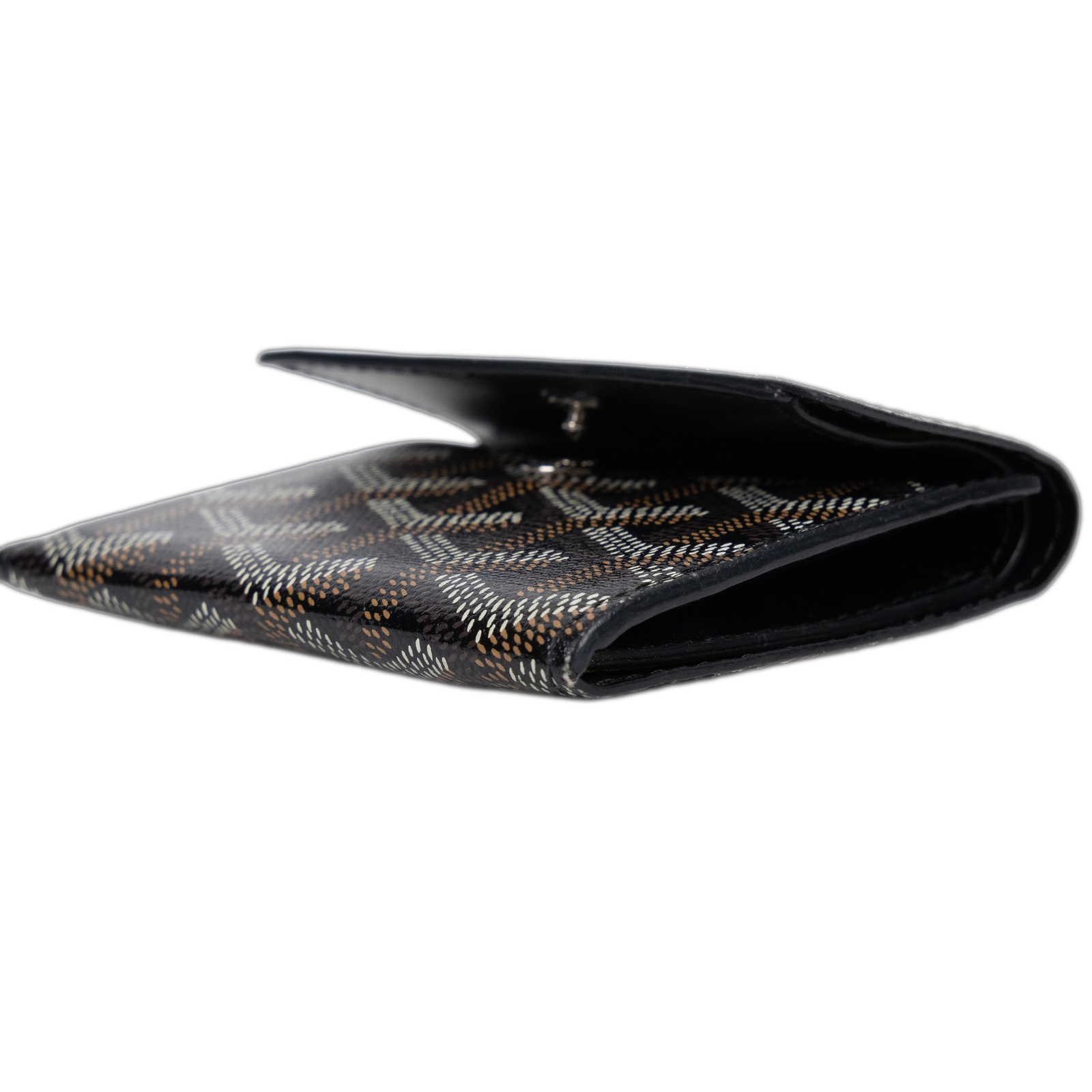 高雅德 GOYARD Marigny Wallet 零錢包 MARIGNPMLTY 黑兩折短夾 無附屬品