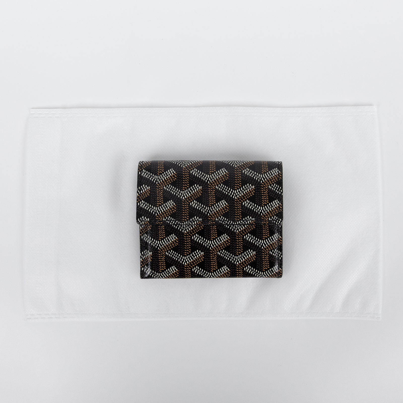 高雅德 GOYARD Marigny Wallet 零錢包 MARIGNPMLTY 黑兩折短夾 無附屬品