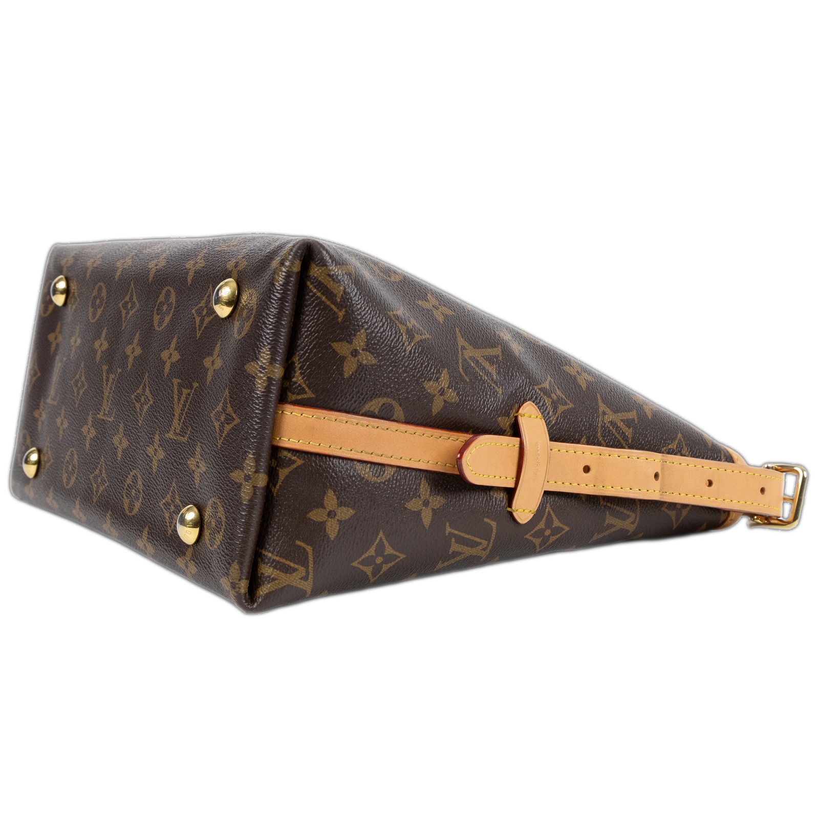 路易威登 LOUIS VUITTON CarryAll PM 原花 肩背包 M46203 晶片款  吊牌/內袋/原廠盒子/防塵袋/購買證明