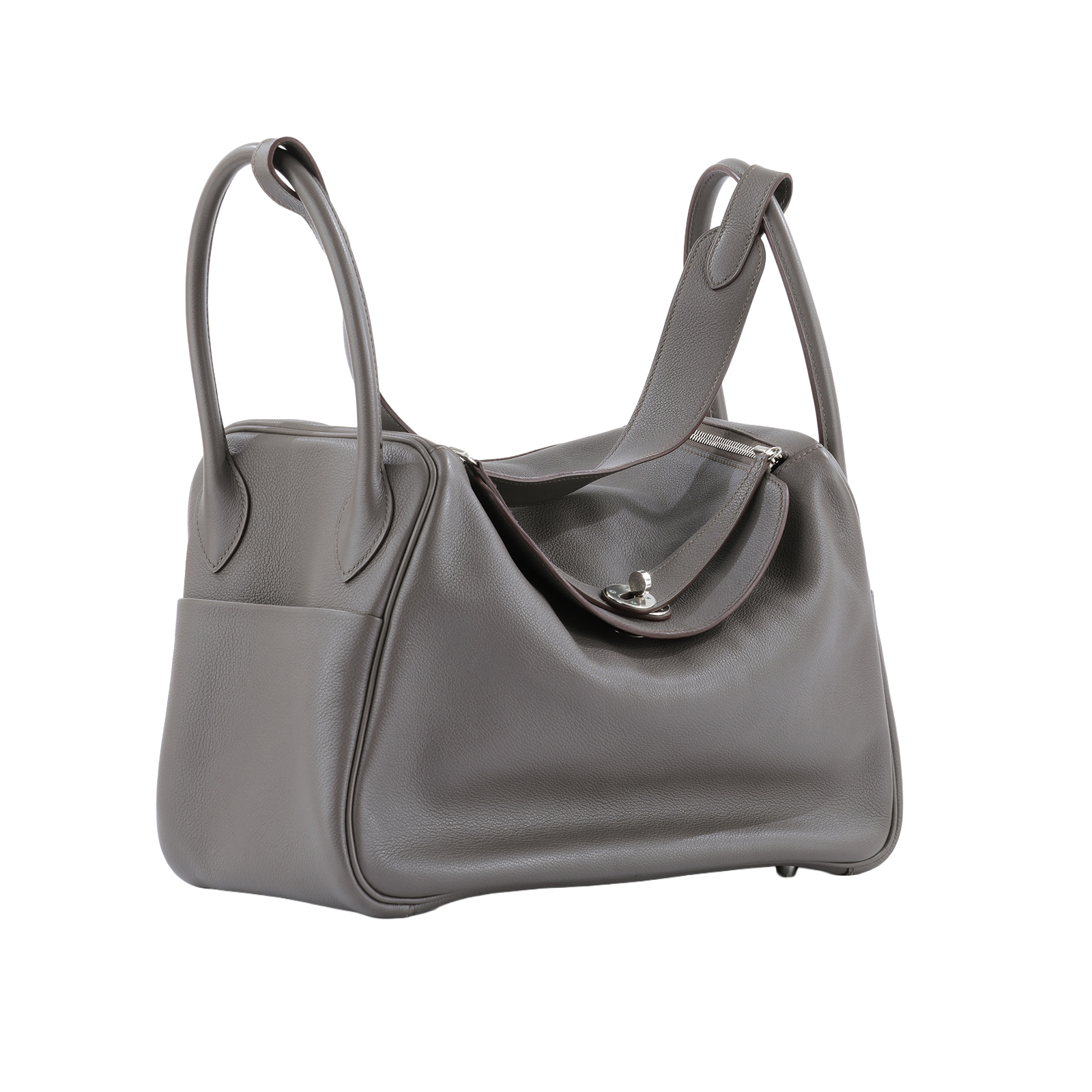 愛馬仕 Hermes Lindy 琳迪包 34 LD34 X AS 005 AP X刻 灰銀扣LINDY34 防塵袋