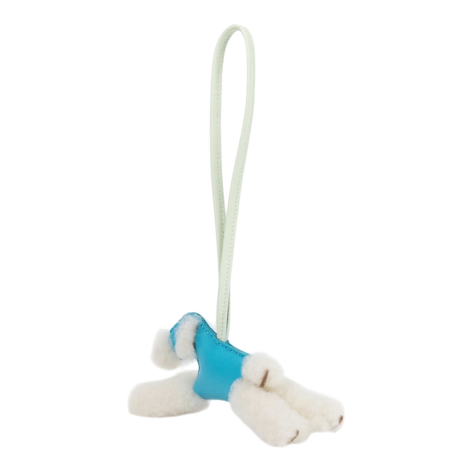 愛馬仕 Hermes Budy charm 吊飾 包掛 狐狸㹴犬 淺米色 / 湖水藍色 / 氣泡綠色 H083349CABB /B AA  原廠盒子