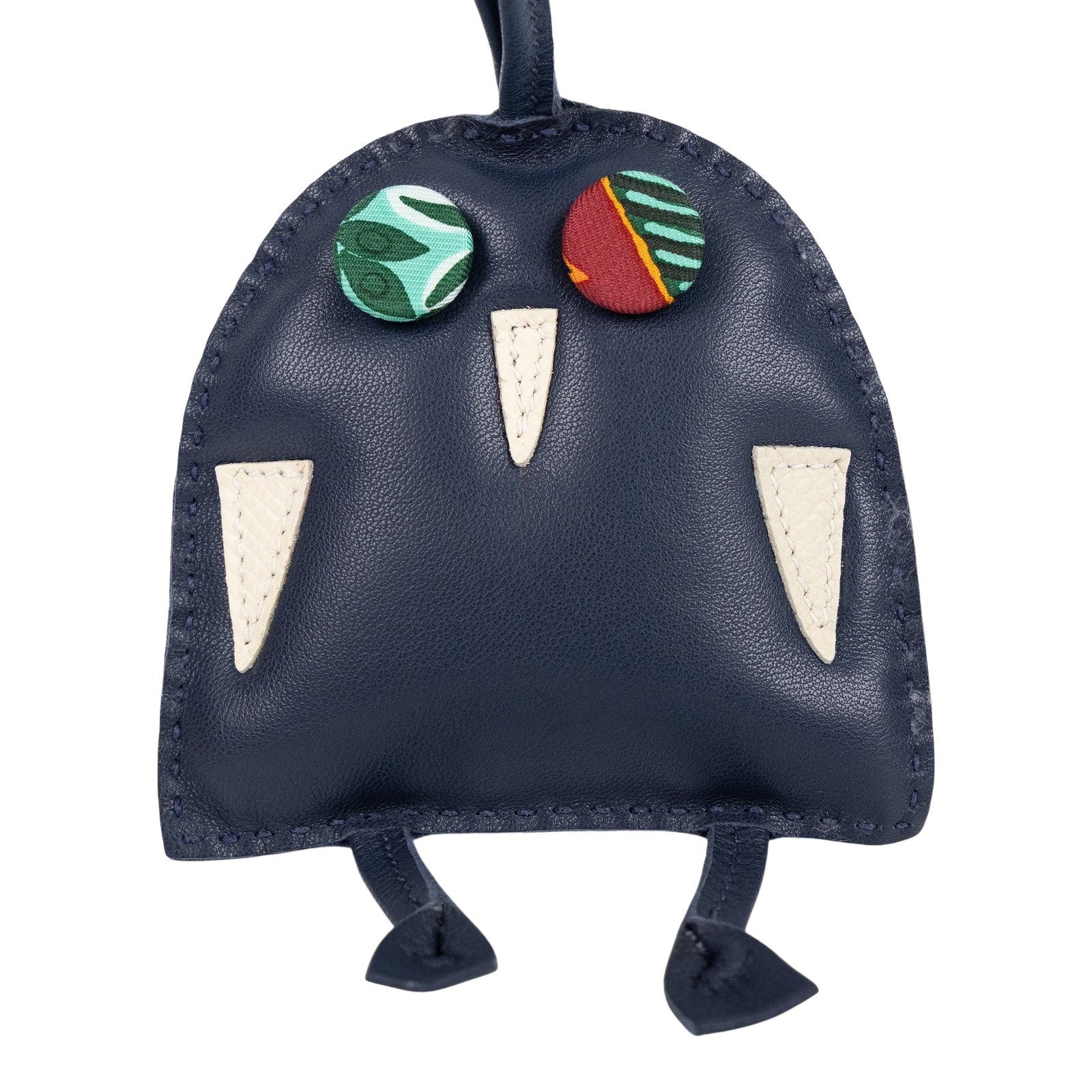 愛馬仕 Hermes Hibouton charm 吊飾 包掛 H1107448v92 H1107448 深藍PETIT HIBOUTON吊飾 原廠盒子