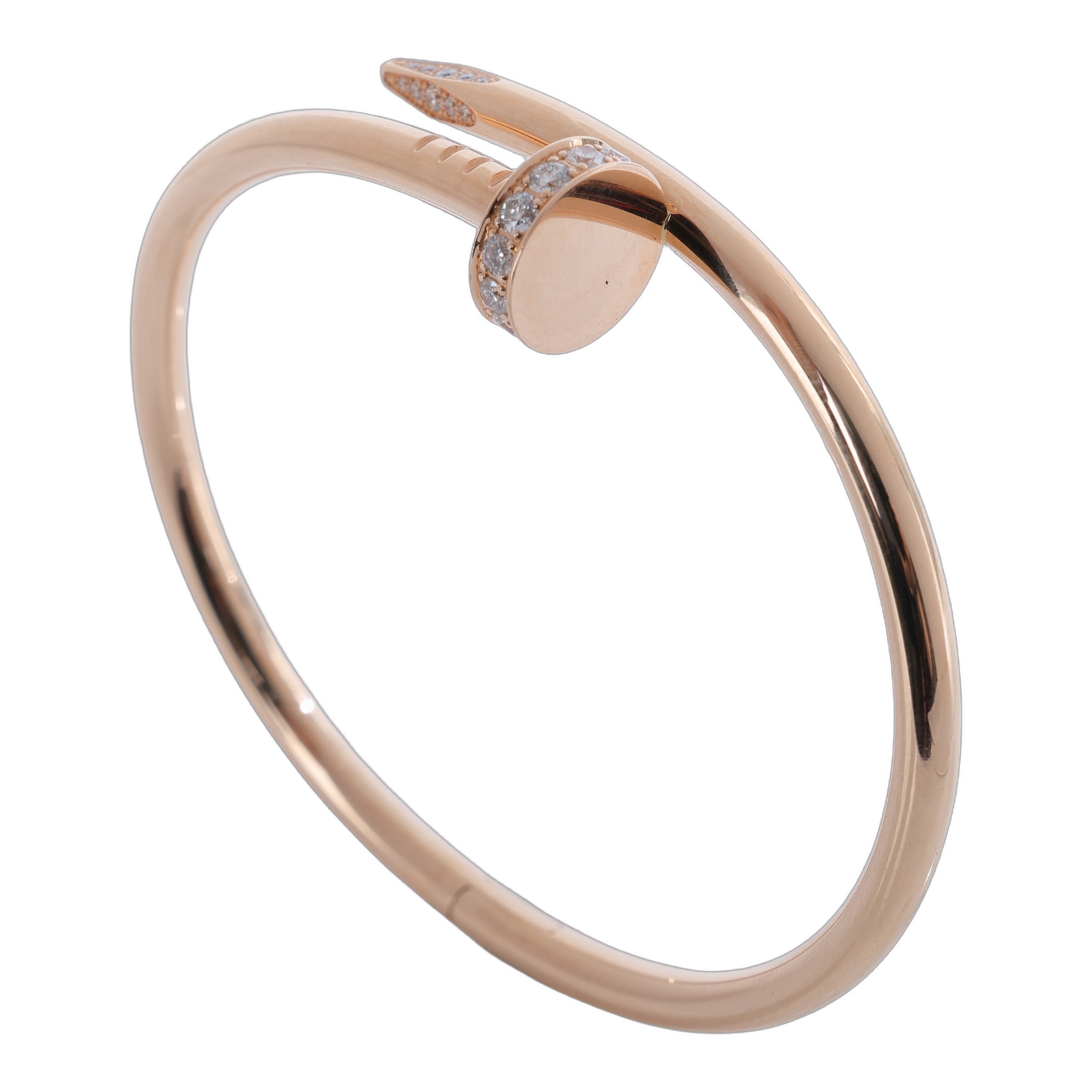卡地亞 CARTIER Juste un Clou 手環 經典款 B6048516 RG Juste un Clou帶鑽手環 新型 原廠盒子2/保書