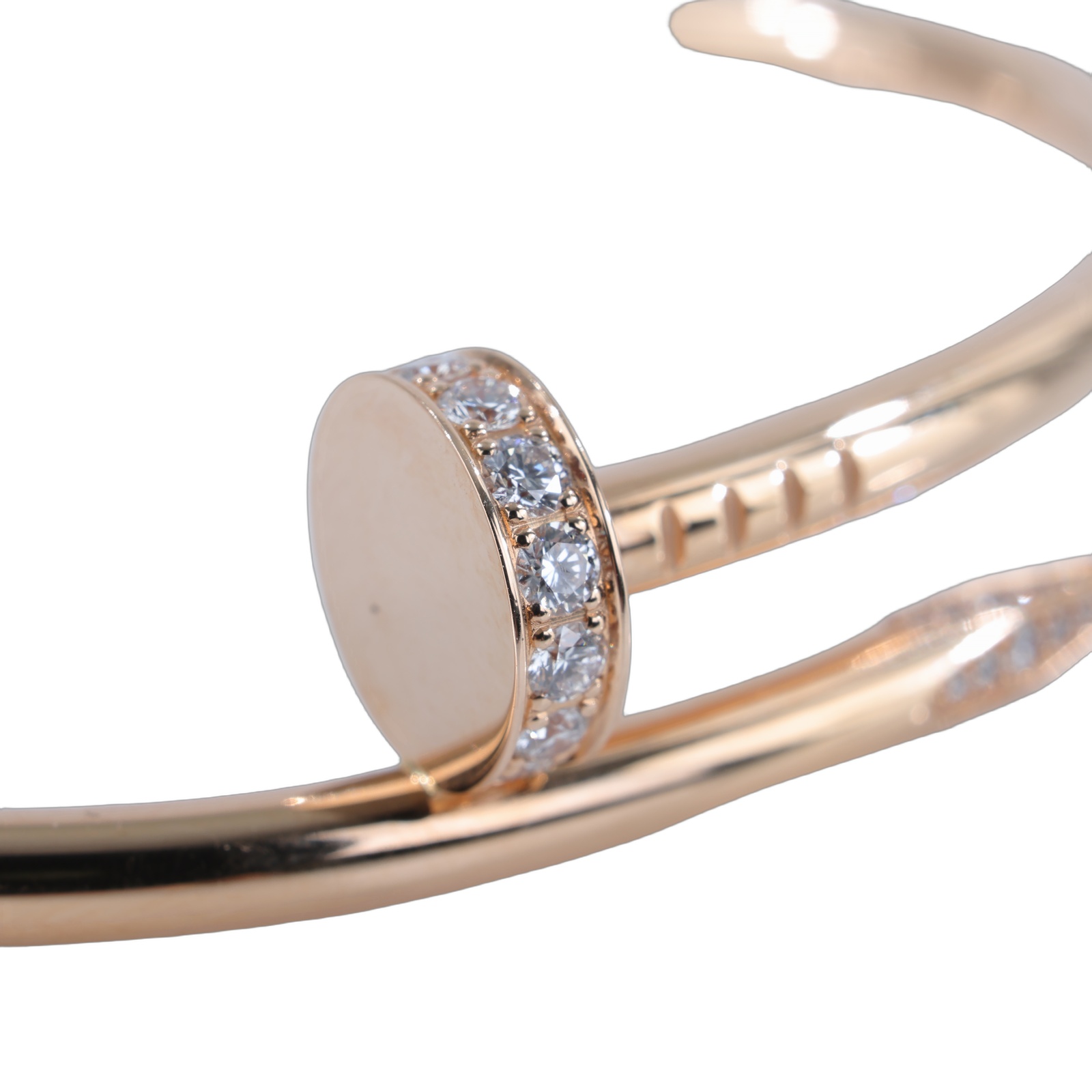 卡地亞 CARTIER Juste un Clou 手環 經典款 B6048516 RG Juste un Clou帶鑽手環 新型 原廠盒子2/保書