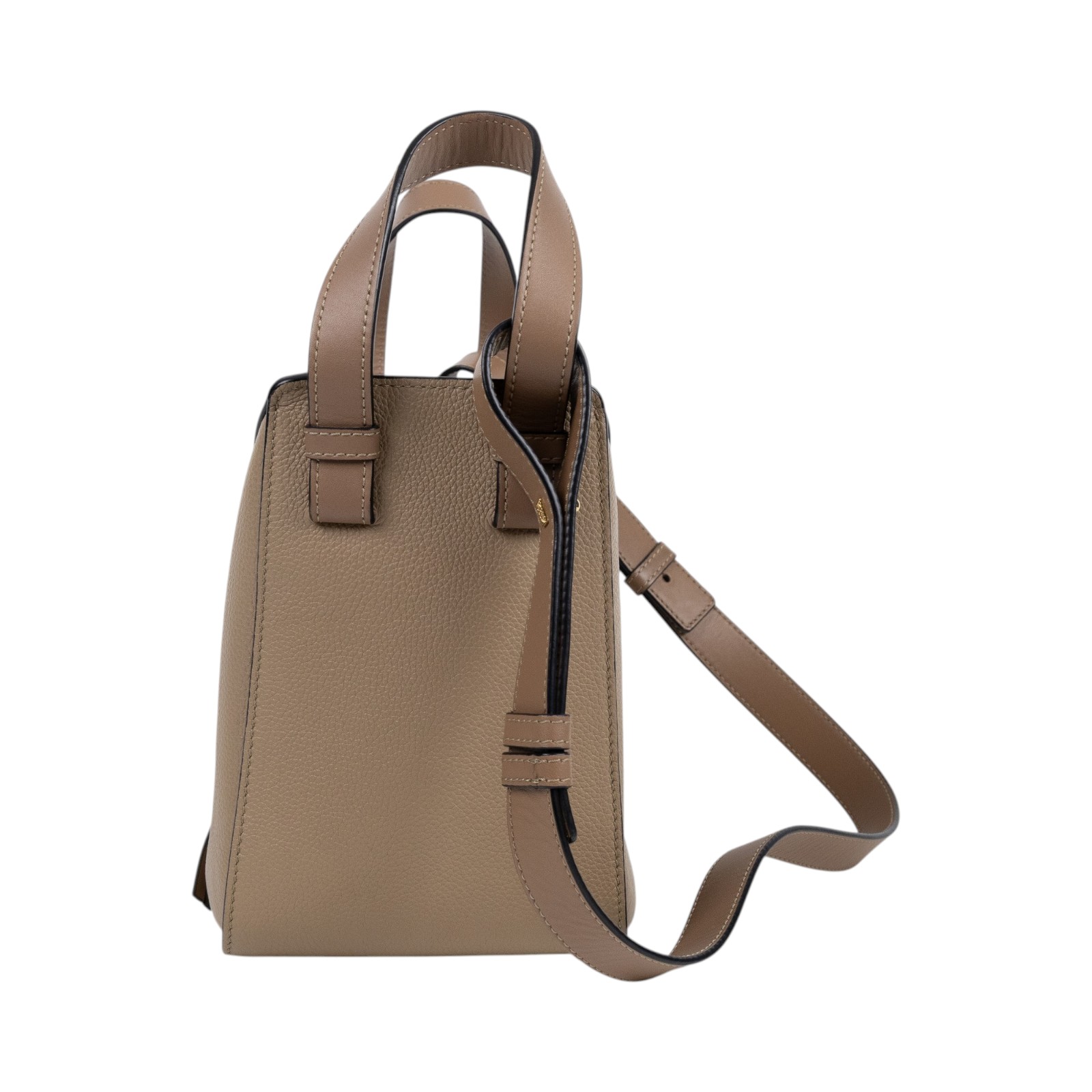 羅意威 LOEWE Compact Hammock bag 小牛皮 肩背 吊床包 A538H13X03 沙色HAMMOCK COMPACT 防塵袋