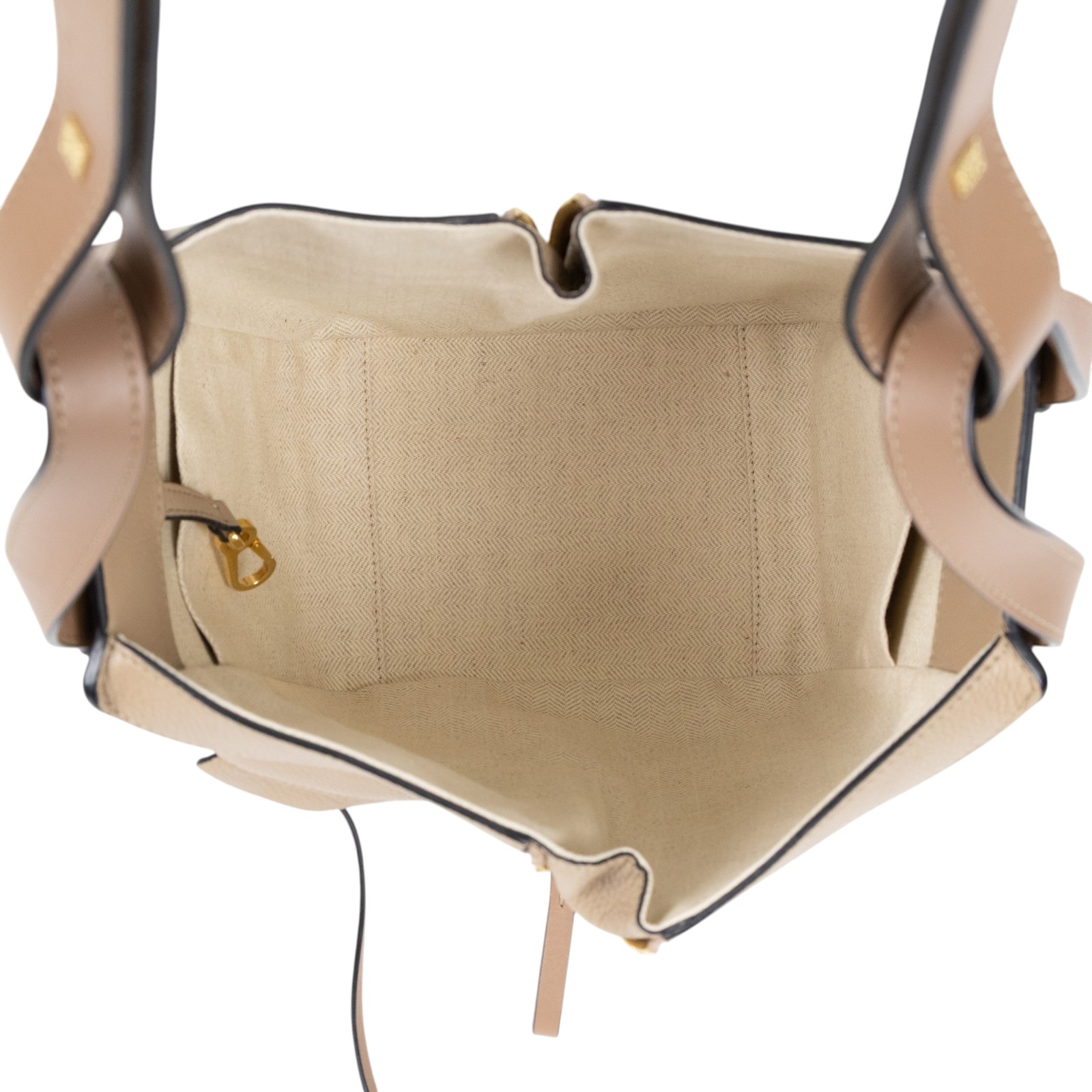 羅意威 LOEWE Compact Hammock bag 小牛皮 肩背 吊床包 A538H13X03 沙色HAMMOCK COMPACT 防塵袋